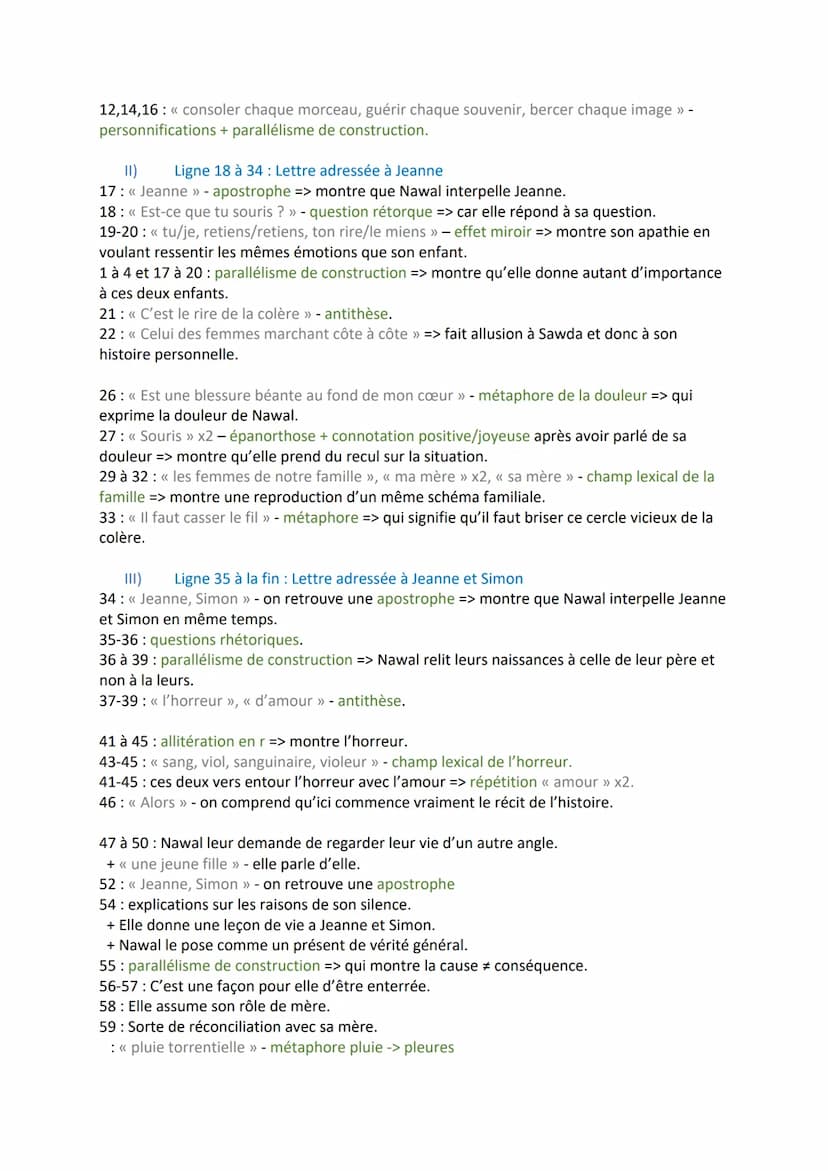
<p>Le texte qui fait l'objet de notre étude est l'épilogue de la pièce de théâtre "Incendies", écrite par Wajdi Mouawad en 2003. Il s'agit 