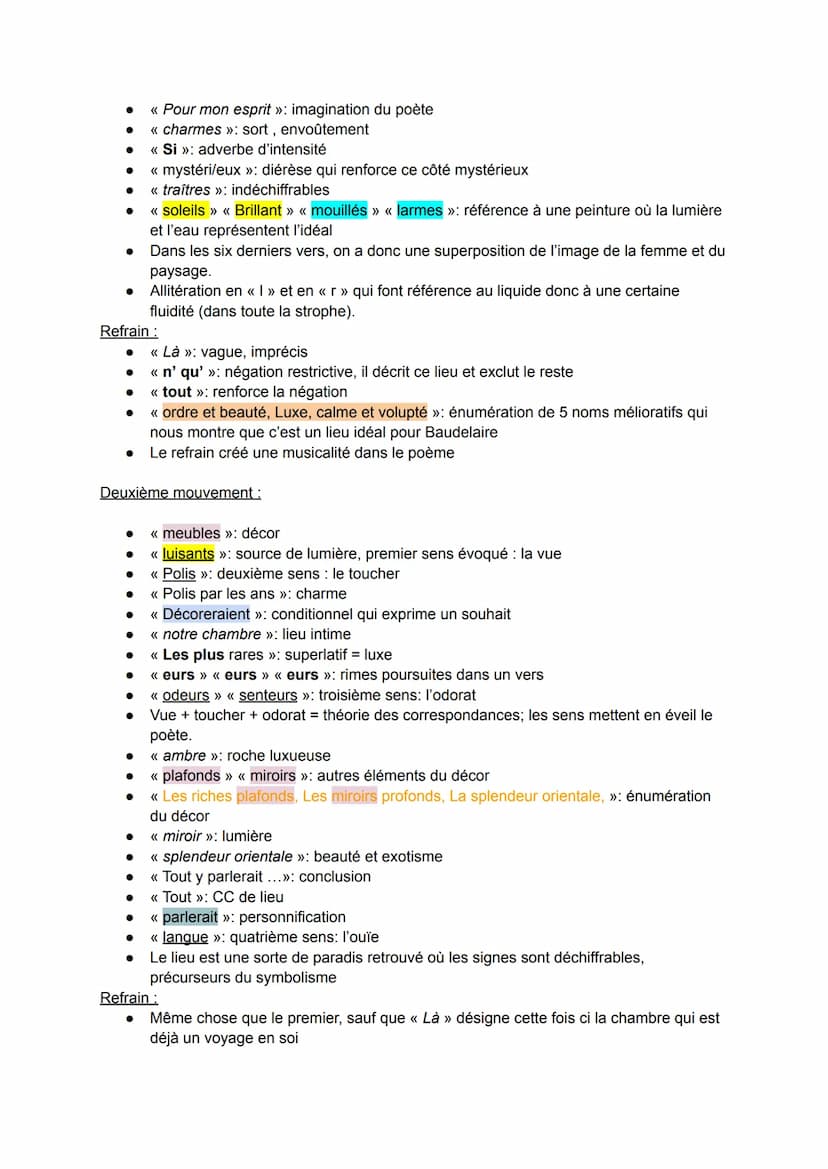Texte 4: Charles Baudelaire, les fleurs du mal, L'invitation au voyage
Parcours : Alchimie poétique: la boue et l'or
Objet d'étude: La poési