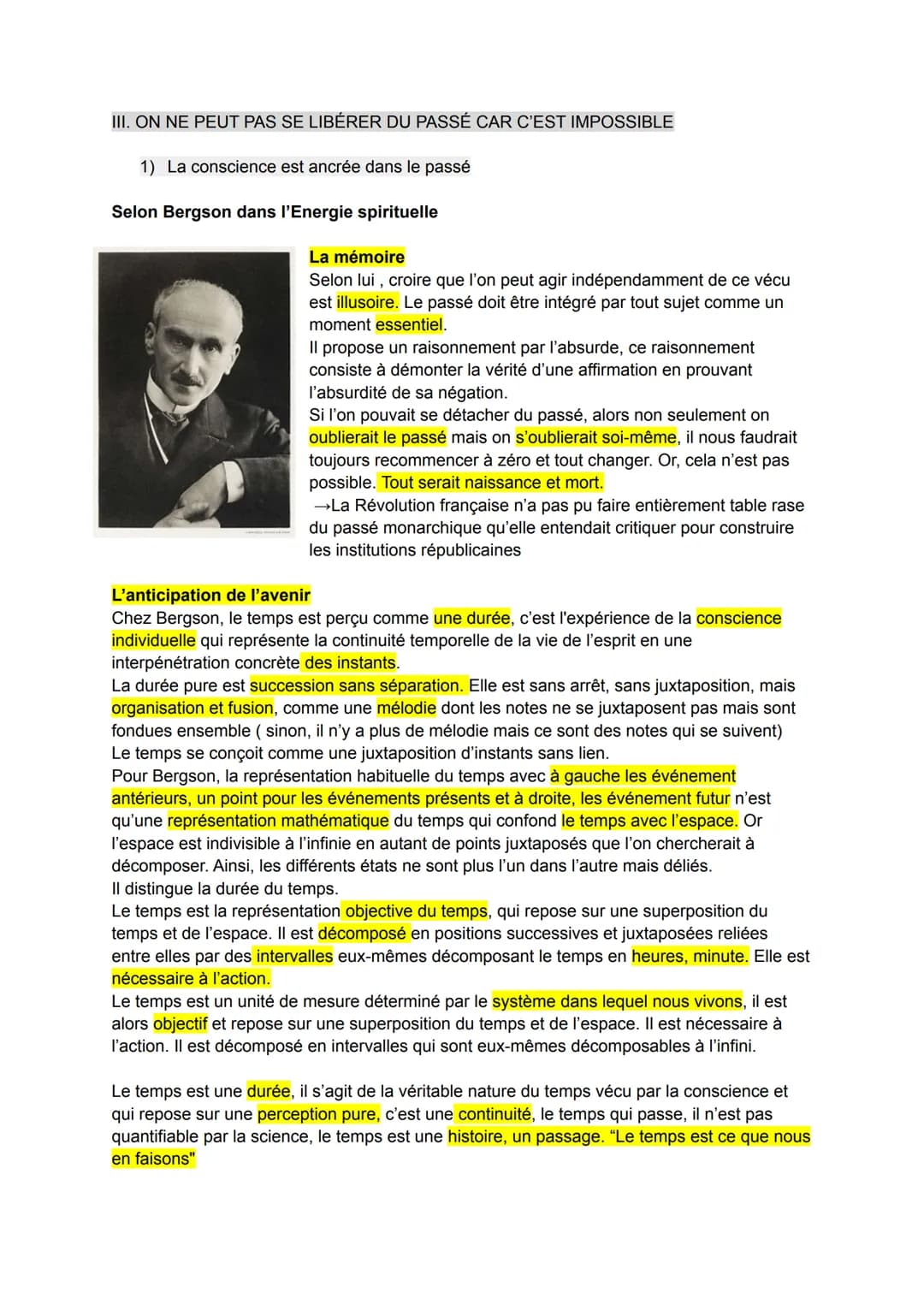 Le temps
DÉFINITION:
Le passé: l'ensemble des événements et des expériences qui se situent avant le moment
présent. Il est révolu.
Il peut c