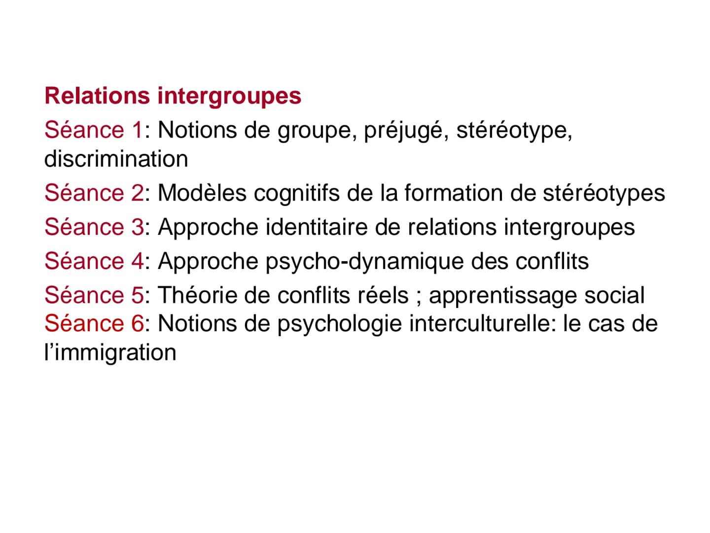 Individus et groupes sociaux
Licence 2
Constantina Badea
PR psychologie sociale
Université Paris Nanterre CM: 12 séances
Enseignants:
Consta