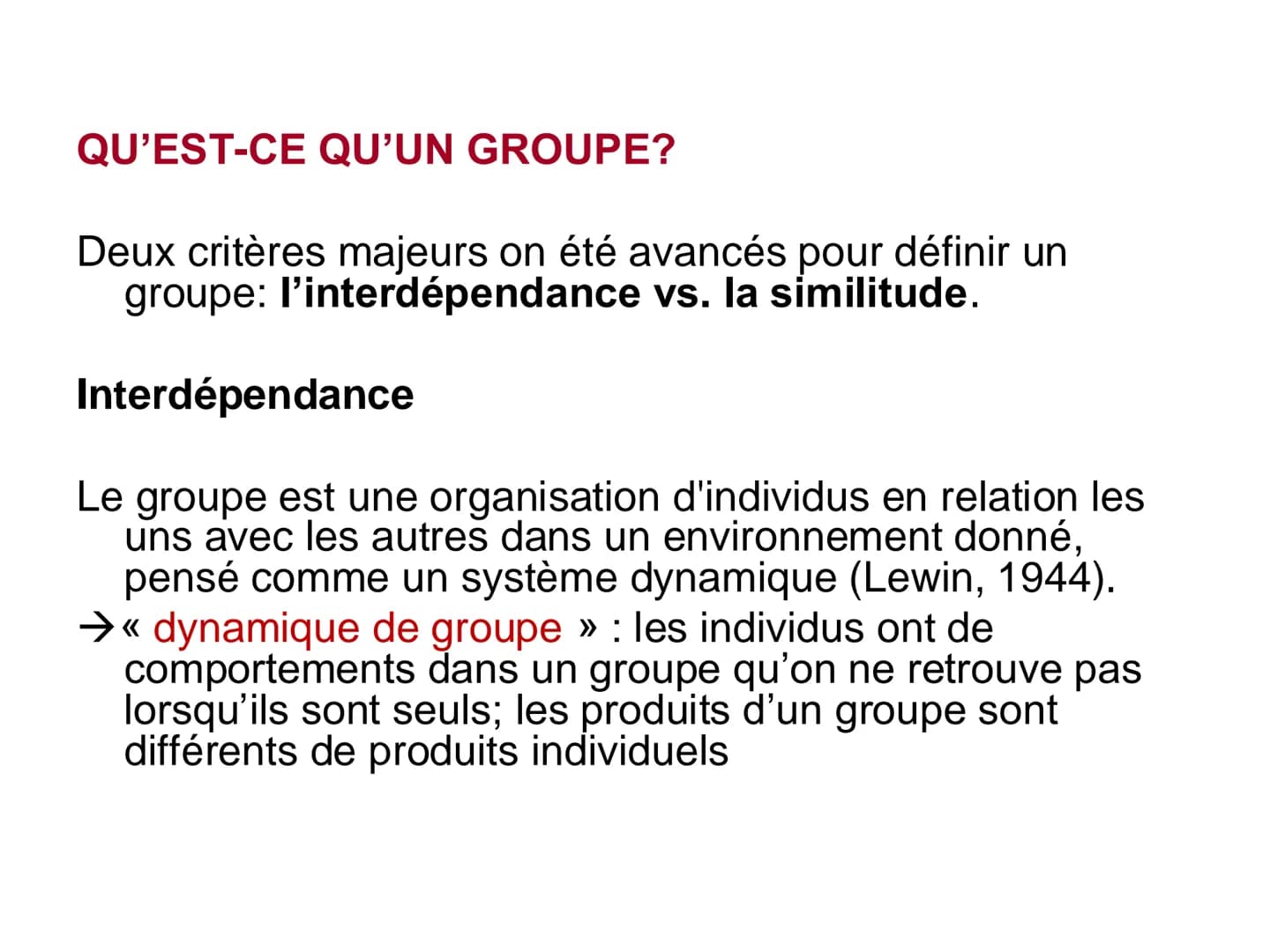 Individus et groupes sociaux
Licence 2
Constantina Badea
PR psychologie sociale
Université Paris Nanterre CM: 12 séances
Enseignants:
Consta