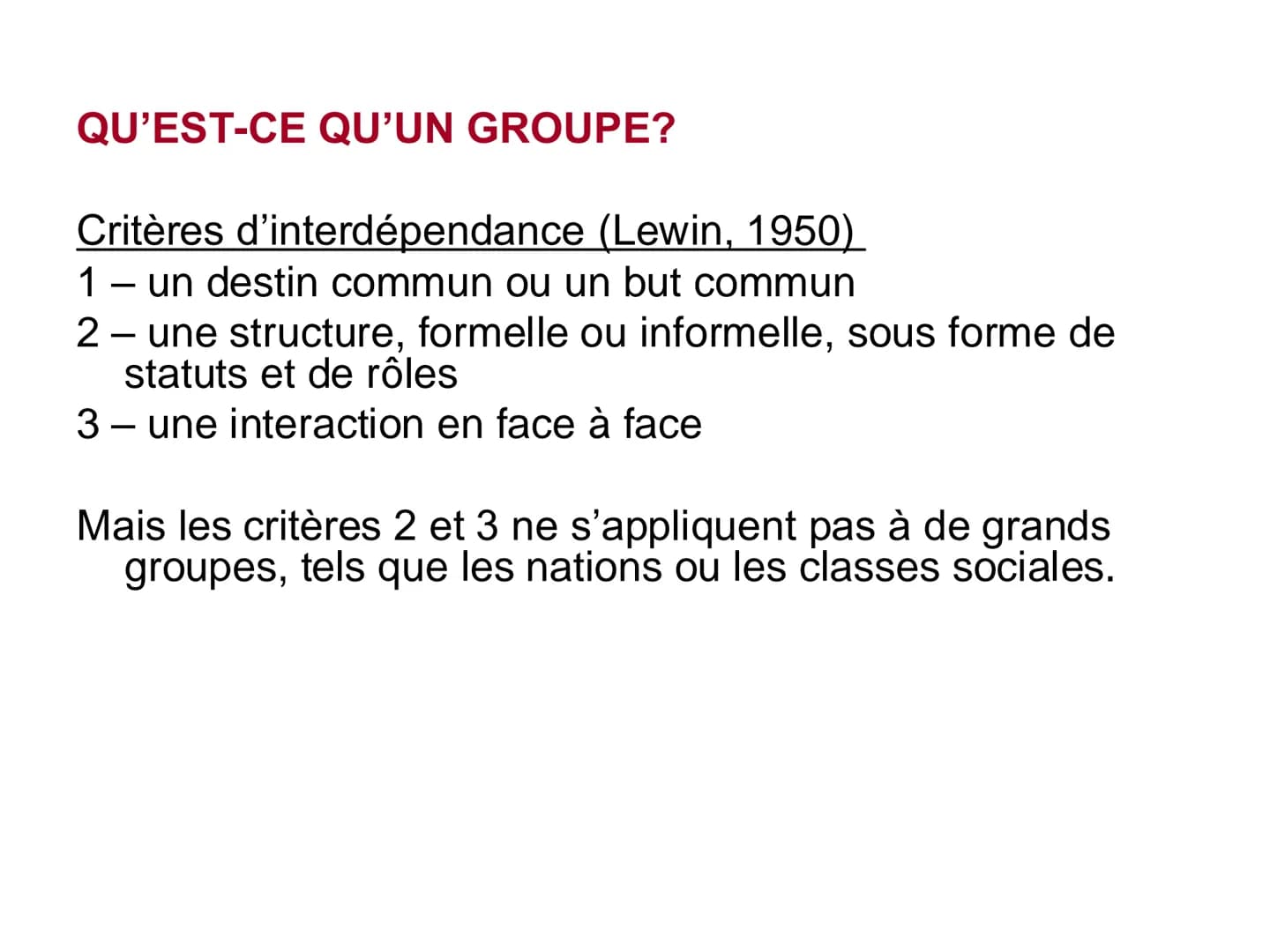 Individus et groupes sociaux
Licence 2
Constantina Badea
PR psychologie sociale
Université Paris Nanterre CM: 12 séances
Enseignants:
Consta