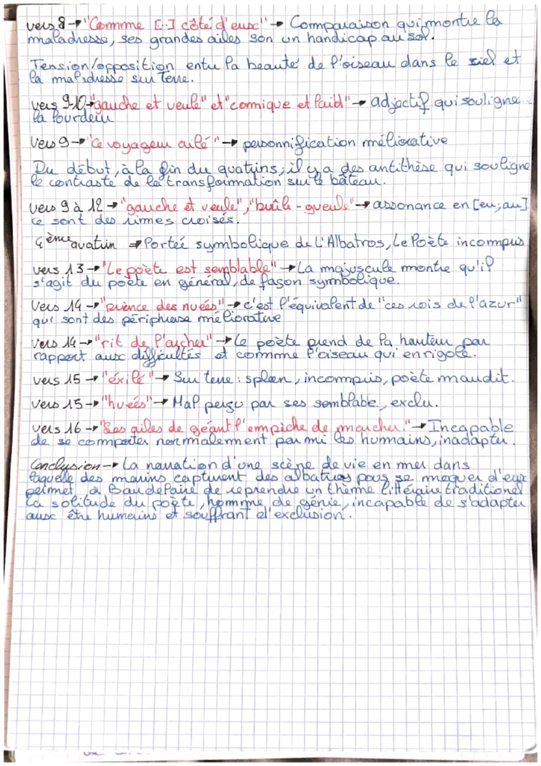 ח
חד
L'ALBATROS
Introduction - Baudelaire est un poète français du 19eme siècle,
né le 9 avril 1821 et mort le 31 août 1867. IP a écrit le
r