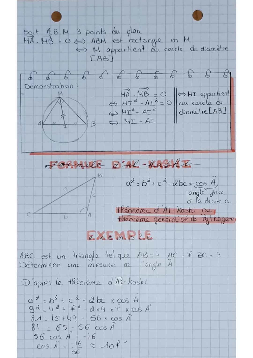 •math
I NORMe d'un vecteur
On appelle norme de 2 le Réel
nul, note 11 & 11, défini par 11ữll = AB
posits
PRODUIT SCALAIRE
Norme d'un vecteur