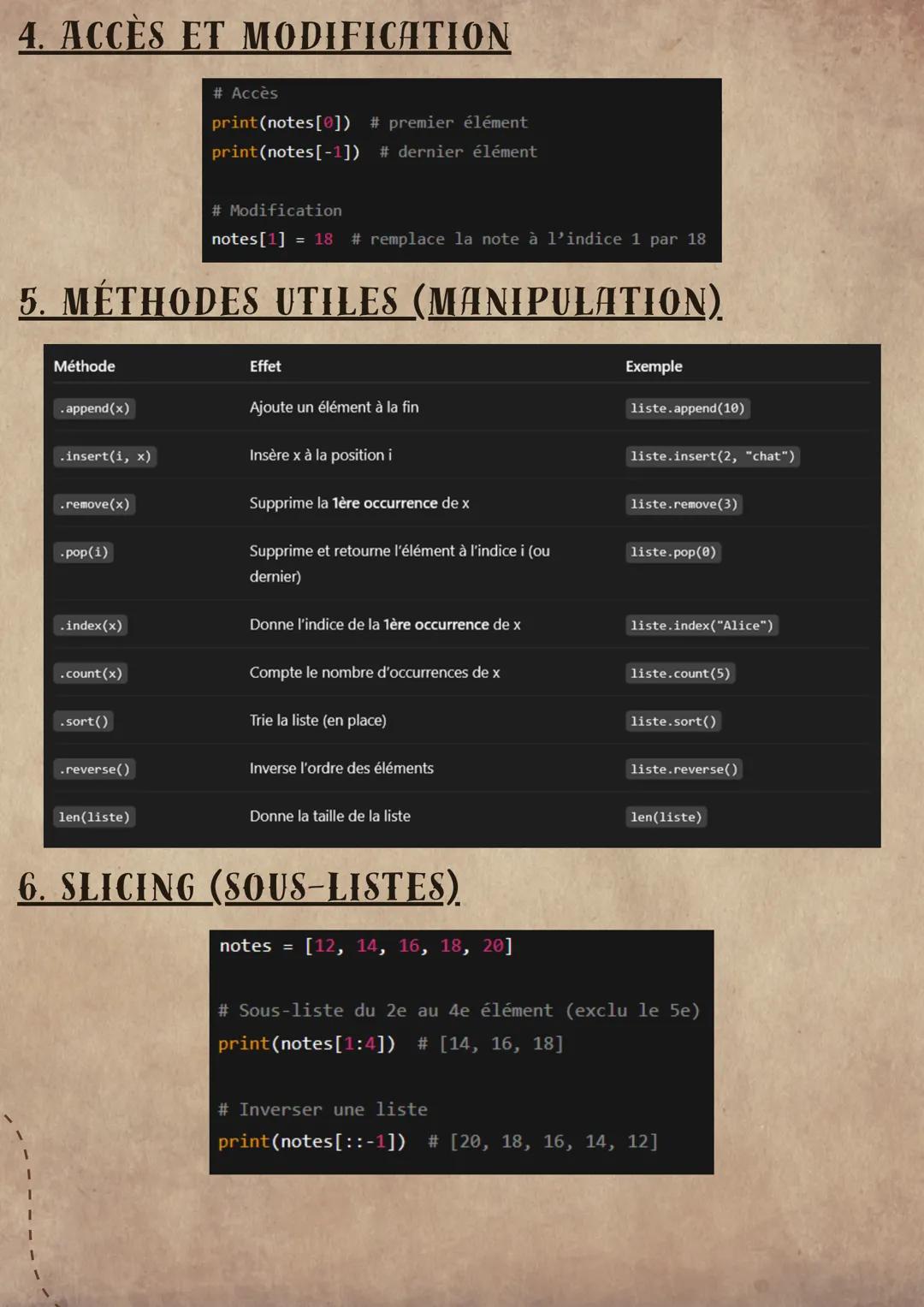 # LES LISTES EN PYTHON

1. DÉFINITION

Une liste est une structure de données qui permet de stocker plusieurs valeurs dans un même objet, mê