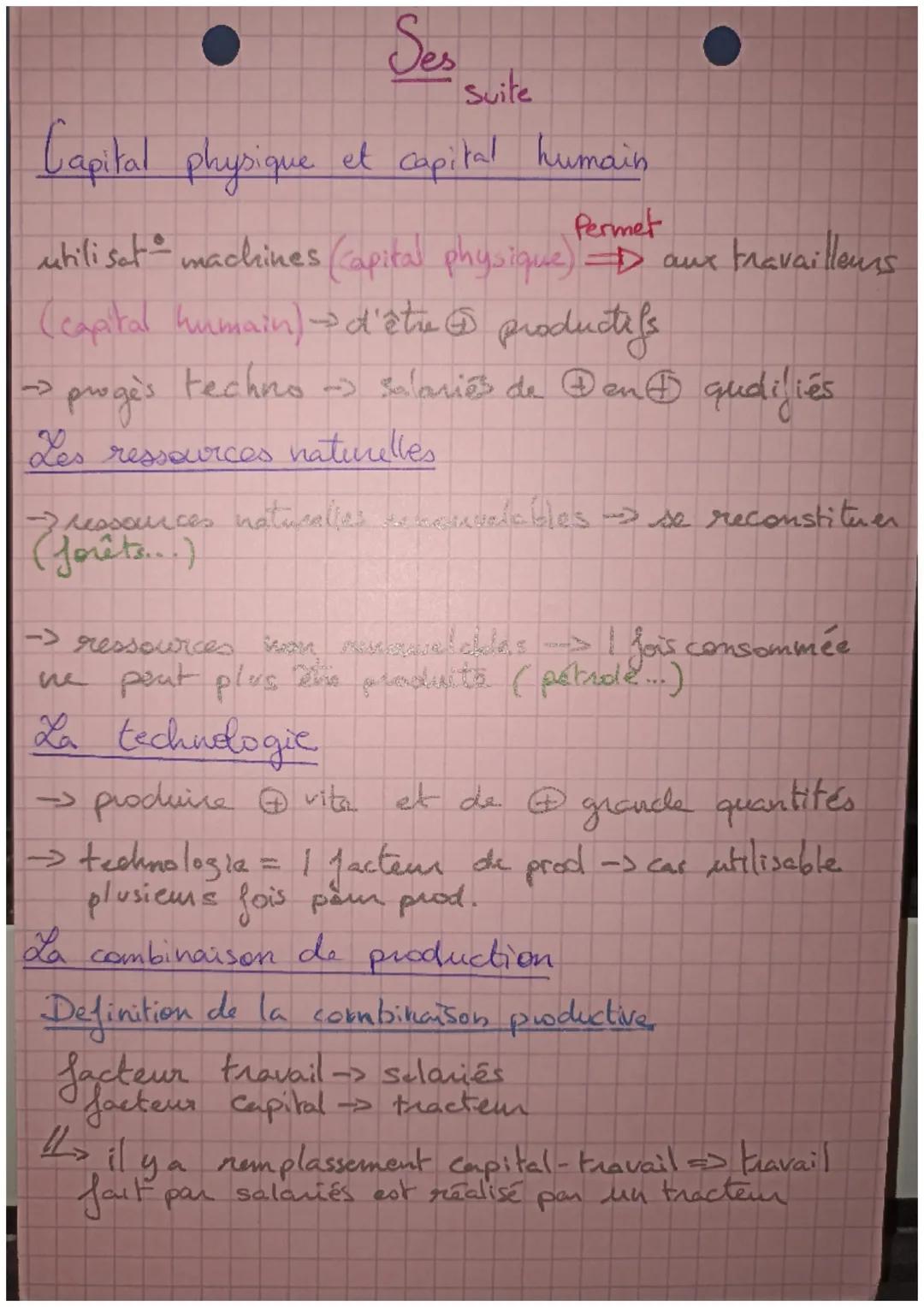 # Ses
Création et mesure des
richesses
production de richesse quand on fabrique biens
->
qui satisfent des besoins.
Services
Exemple Cantine