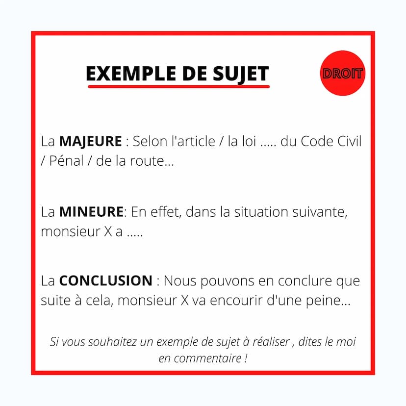 DROIT
L'ARGUMENTATION
EN DROIT L'ARGUMENTATION
Il existe plusieurs nom d'argumentation
(syllogisme, argumentation juridique...) mais le
prin