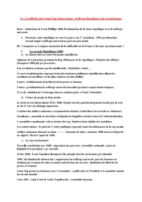 Know Thème 2 : La France dans l'Europe des nationalités : politique et société (1848-1871) thumbnail