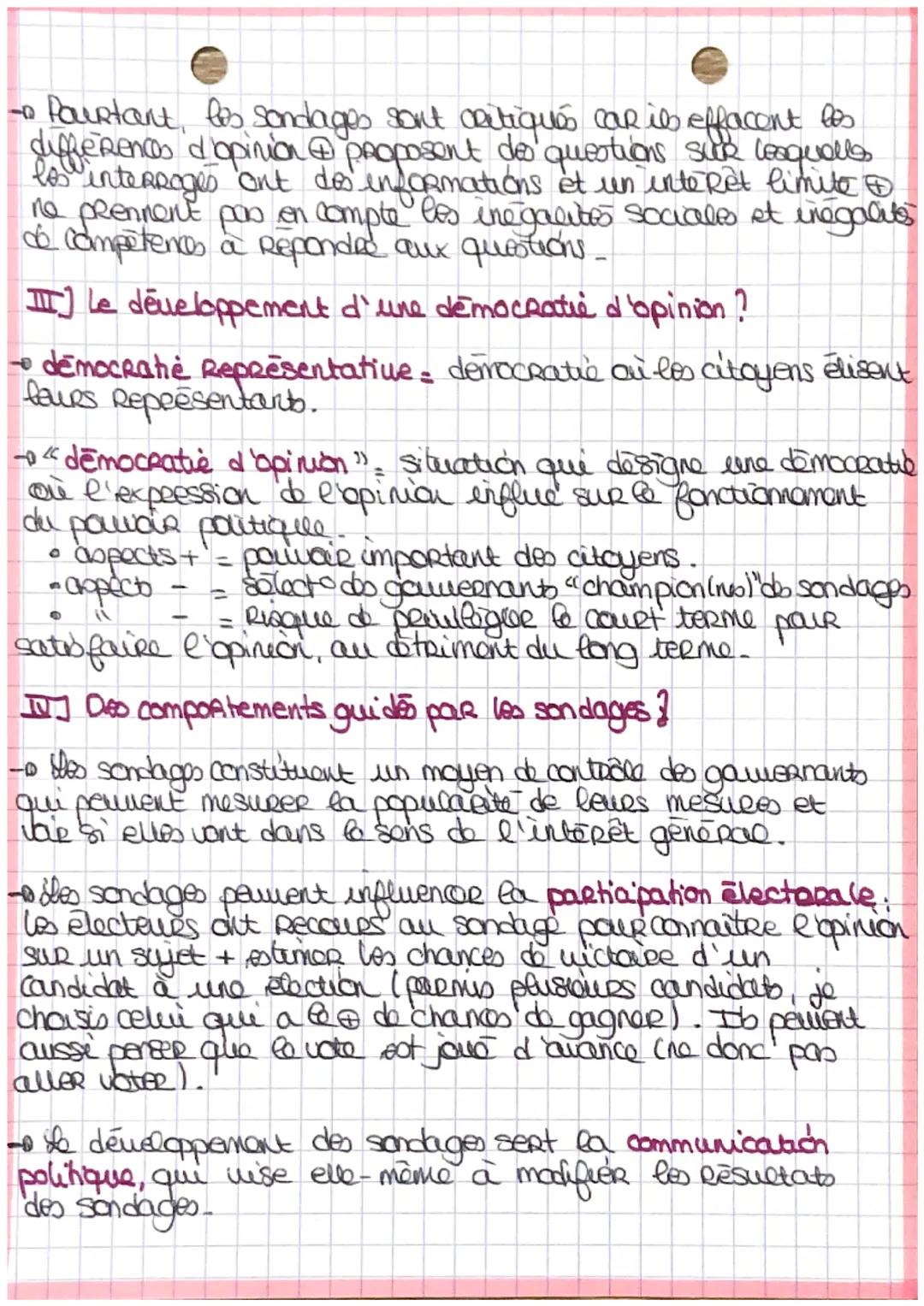 -ses science po
COMMENTE SE FORME ET S'EXPRILE
Le gainion publique ?
I] L'opinion publique caractéristique d'un régime democeanque
→ Apparit