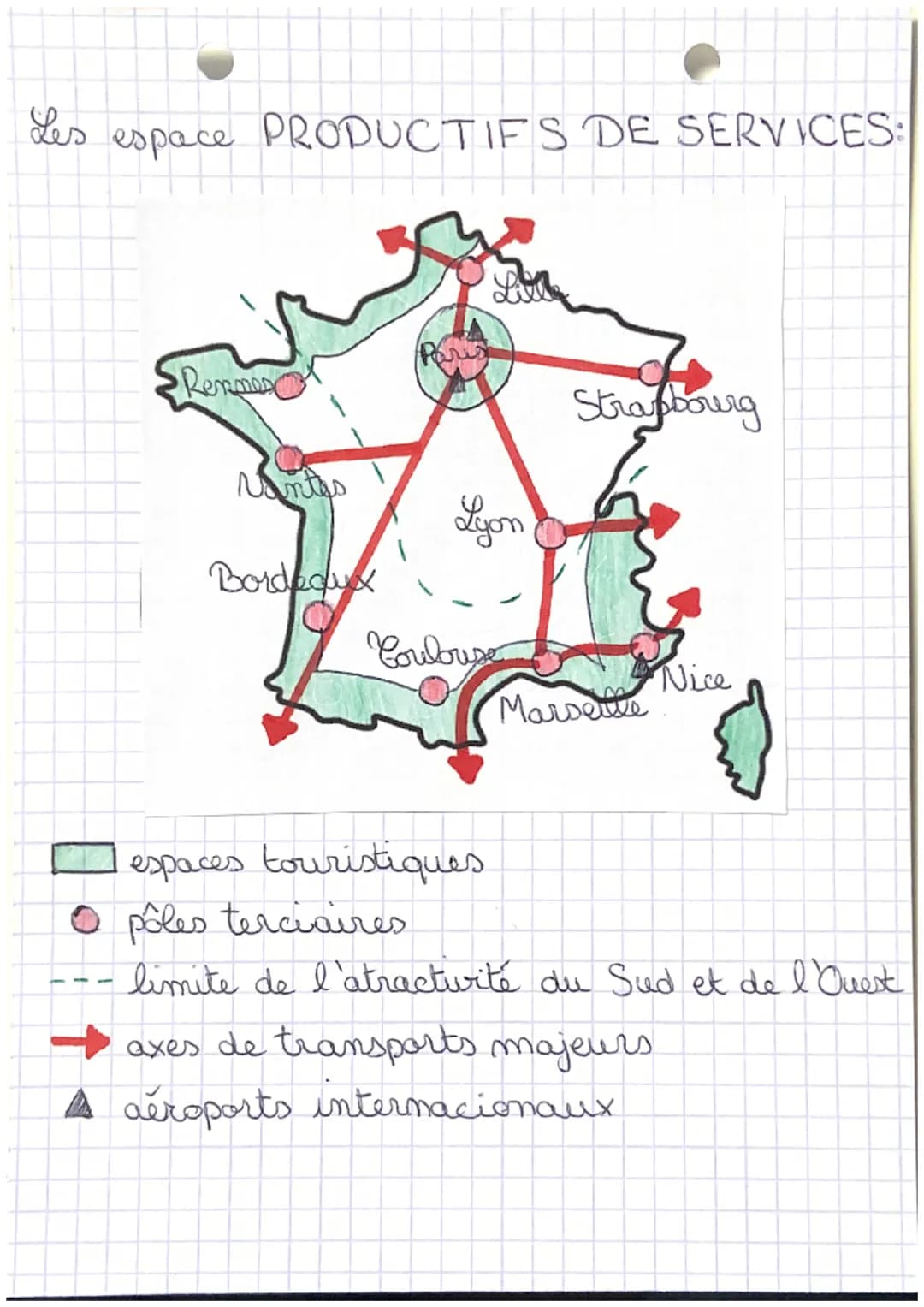 C
LES ESPACES PRODUCTIFS
Les espaces agricoles (ex : grand ouest) :
La France est au premier rang de l'UE car les
agriculteurs ont su s'adap