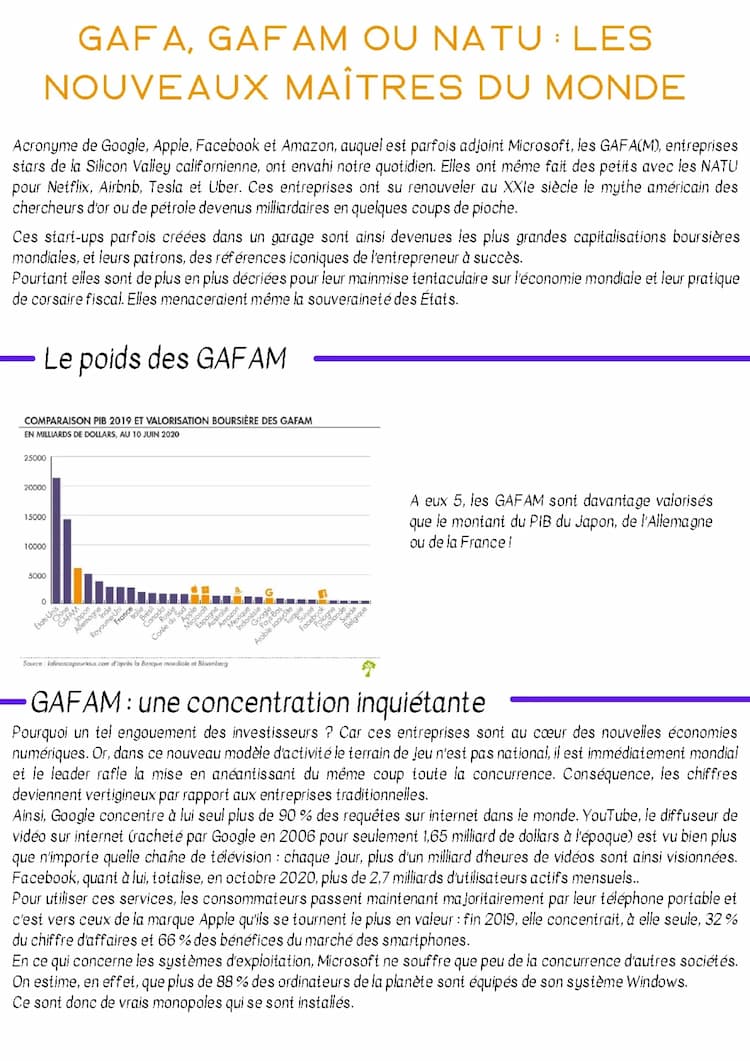 Know GAFA, GAFAM ou NATU  BATX : les nouveaux maîtres du monde thumbnail