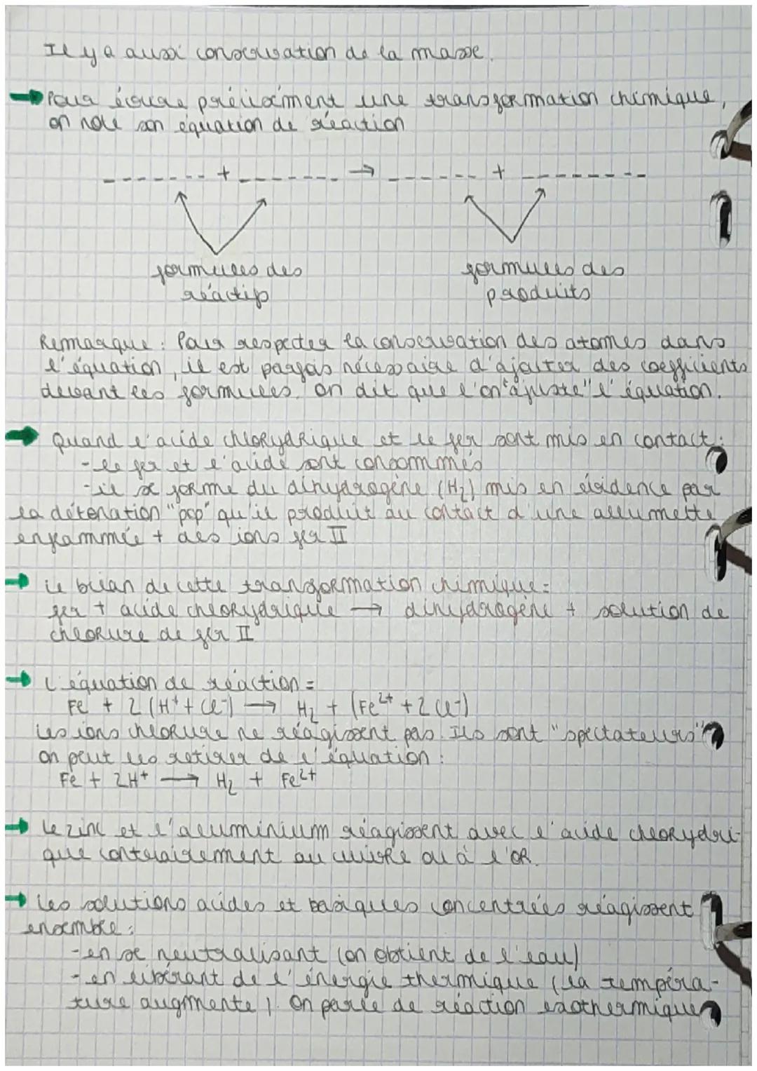 >
PHYSIQUE

Chapitre 3. Acides, bases et transformations chimiques

@quee ex ee even entre pH et ions?

Le pH d'une sention renseigne sur le