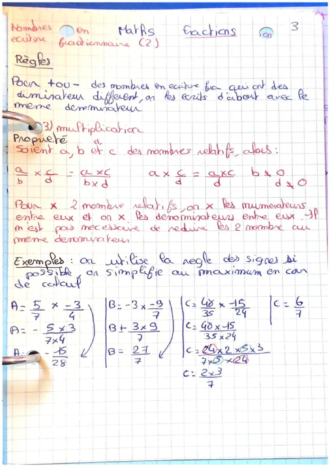 Nambre et
eculune Maths Fraction 3
Cr
fractionnaire

x4
4) Generalités
?
Exacte
Exemples 3 =
$
3:4=0.75
$
4
4
3 est le mombre qui manque dan