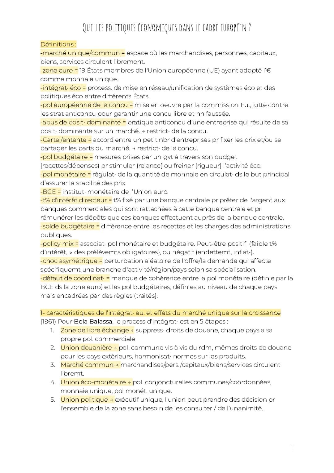 Découvre le Marché Unique Européen et la Politique de Concurrence