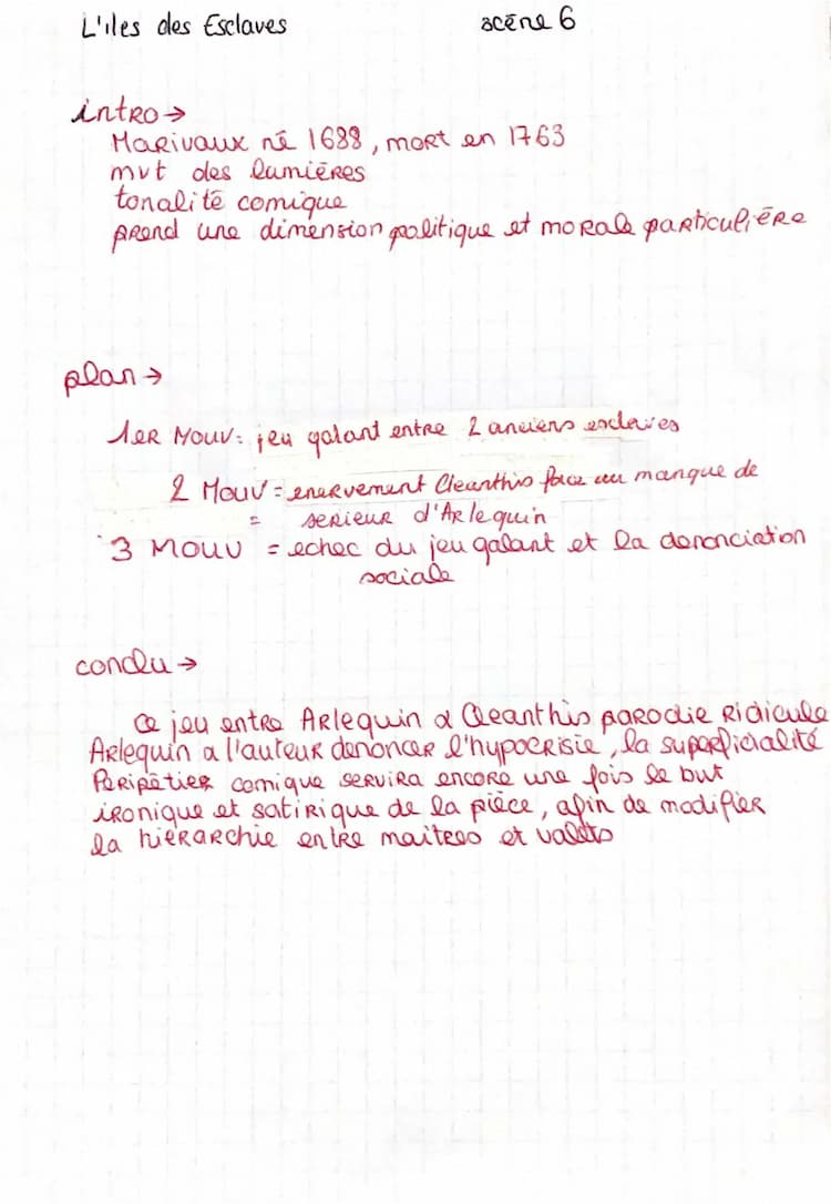 Know Îles des Escalves, Marivaux Scène 6 thumbnail