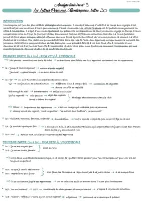 Know Analyse linéaire Lettre 30 des Lettres Persanes, Montesquieu  thumbnail