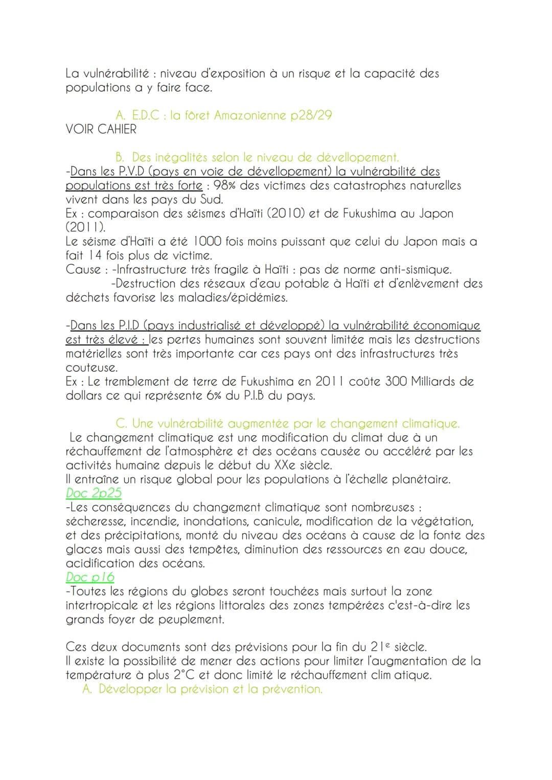 Les sociétés face aux risques
Comment les société humaines s'adaptent-elles à des risques de plus en
plus importants et variées.
1) Des risq
