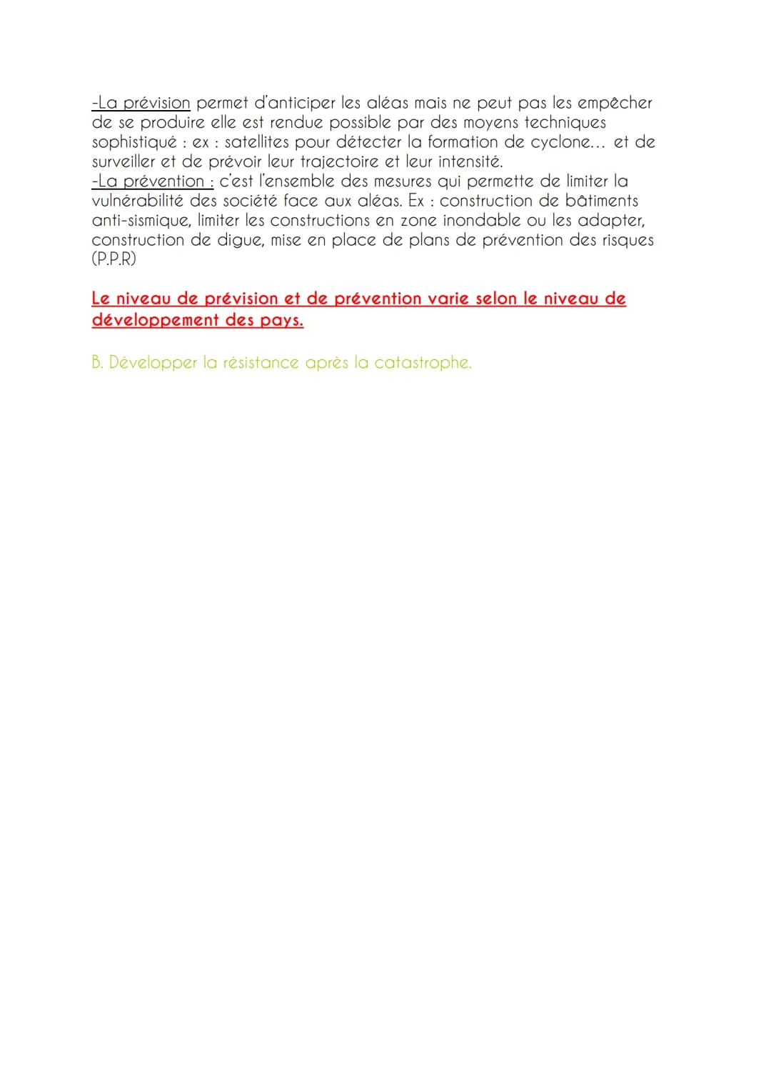 Les sociétés face aux risques
Comment les société humaines s'adaptent-elles à des risques de plus en
plus importants et variées.
1) Des risq