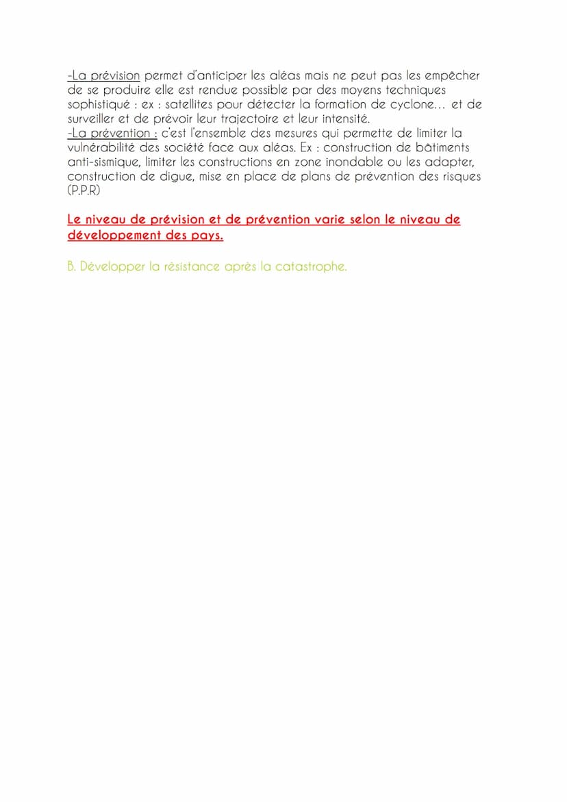 Les sociétés face aux risques
Comment les société humaines s'adaptent-elles à des risques de plus en
plus importants et variées.
1) Des risq