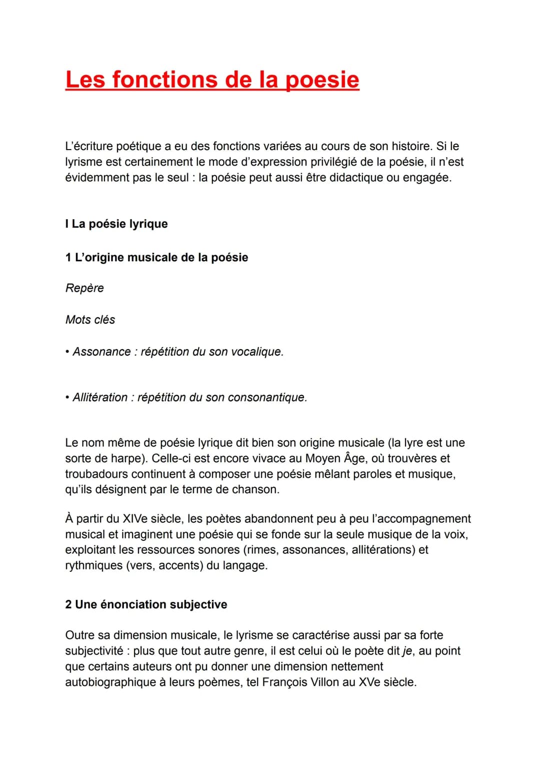 Découvre les Fonctions et Caractéristiques de la Poésie