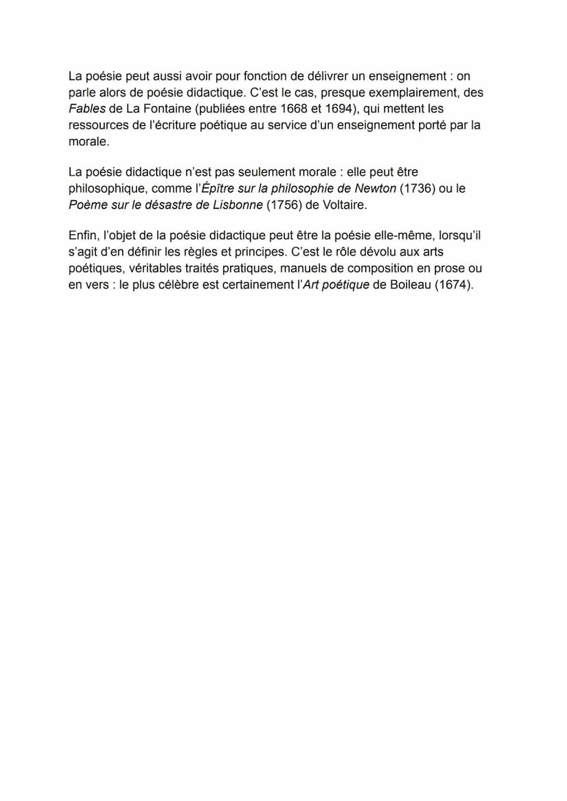 Les fonctions de la poesie
L'écriture poétique a eu des fonctions variées au cours de son histoire. Si le
lyrisme est certainement le mode d