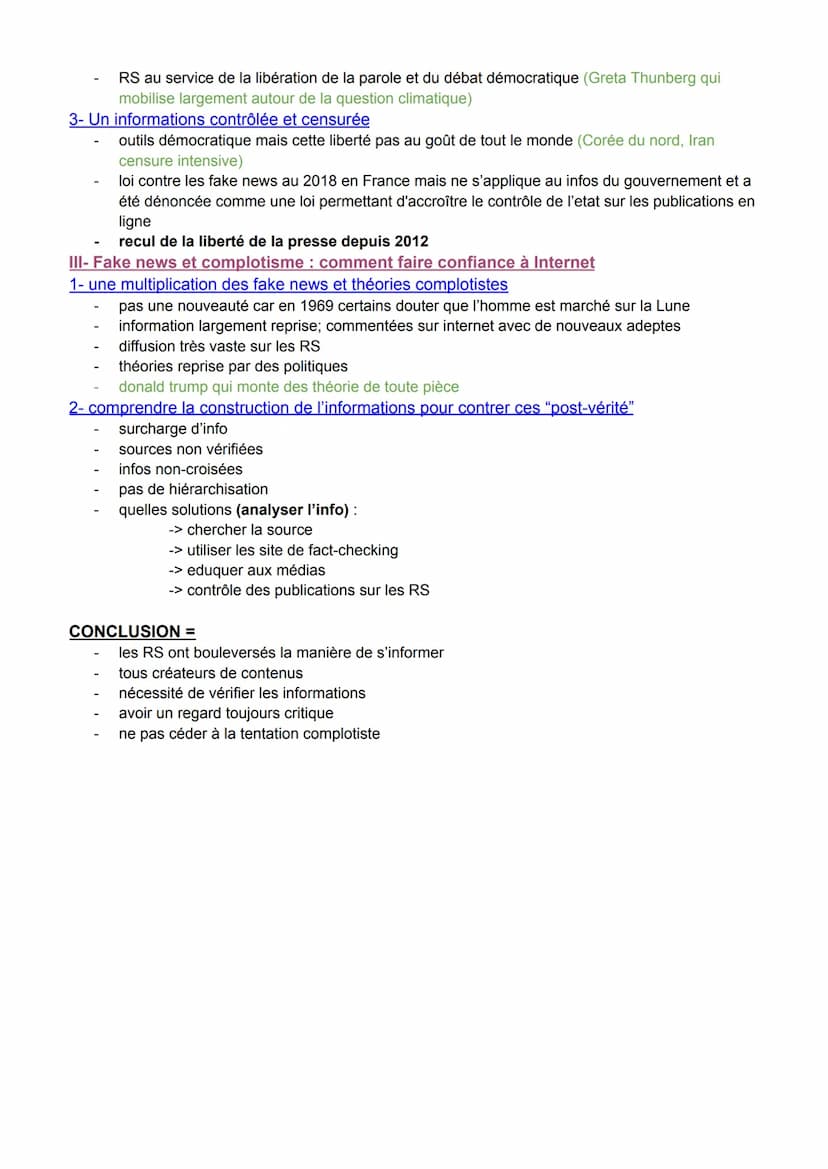 S'INFORMER: UN REGARD CRITIQUE SUR LES
SOURCES ET LES MODES DE COMMUNICATIONS
Chapitre introductif : Comment s'informe t-on aujourd'hui ?
1-