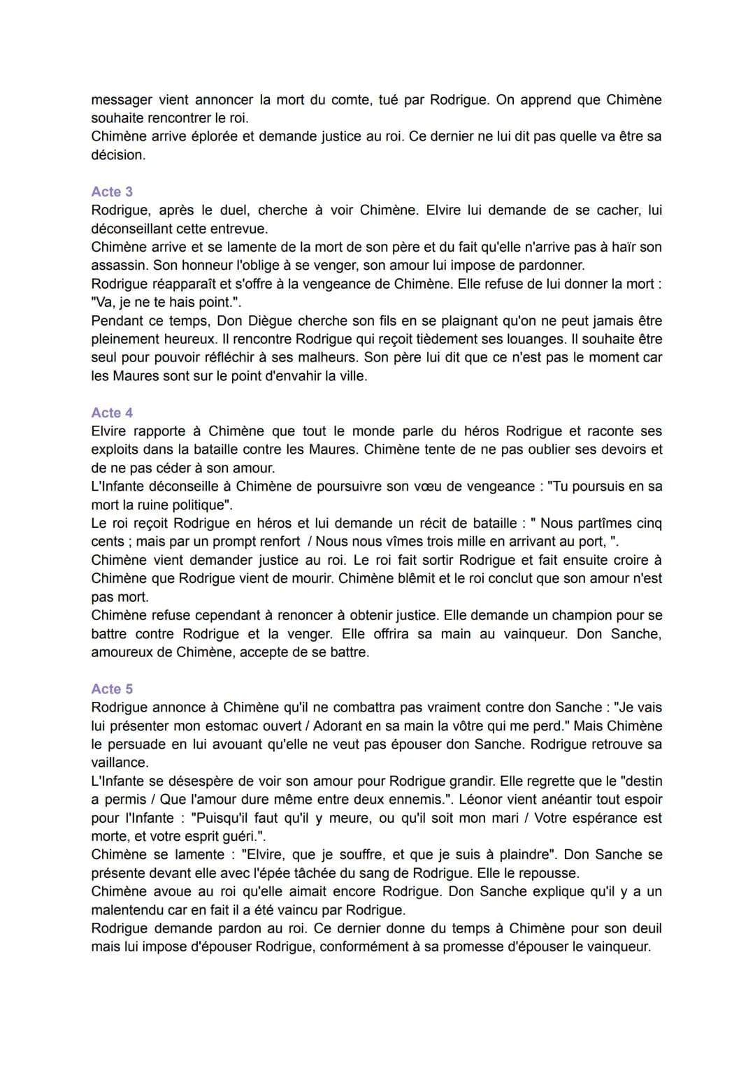 Date: 1637
Composition : 5 actes (en alexandrins)
Genre: tragi-comédie / tragédie → dénouement reporté
Courant baroque / classicisme
Personn