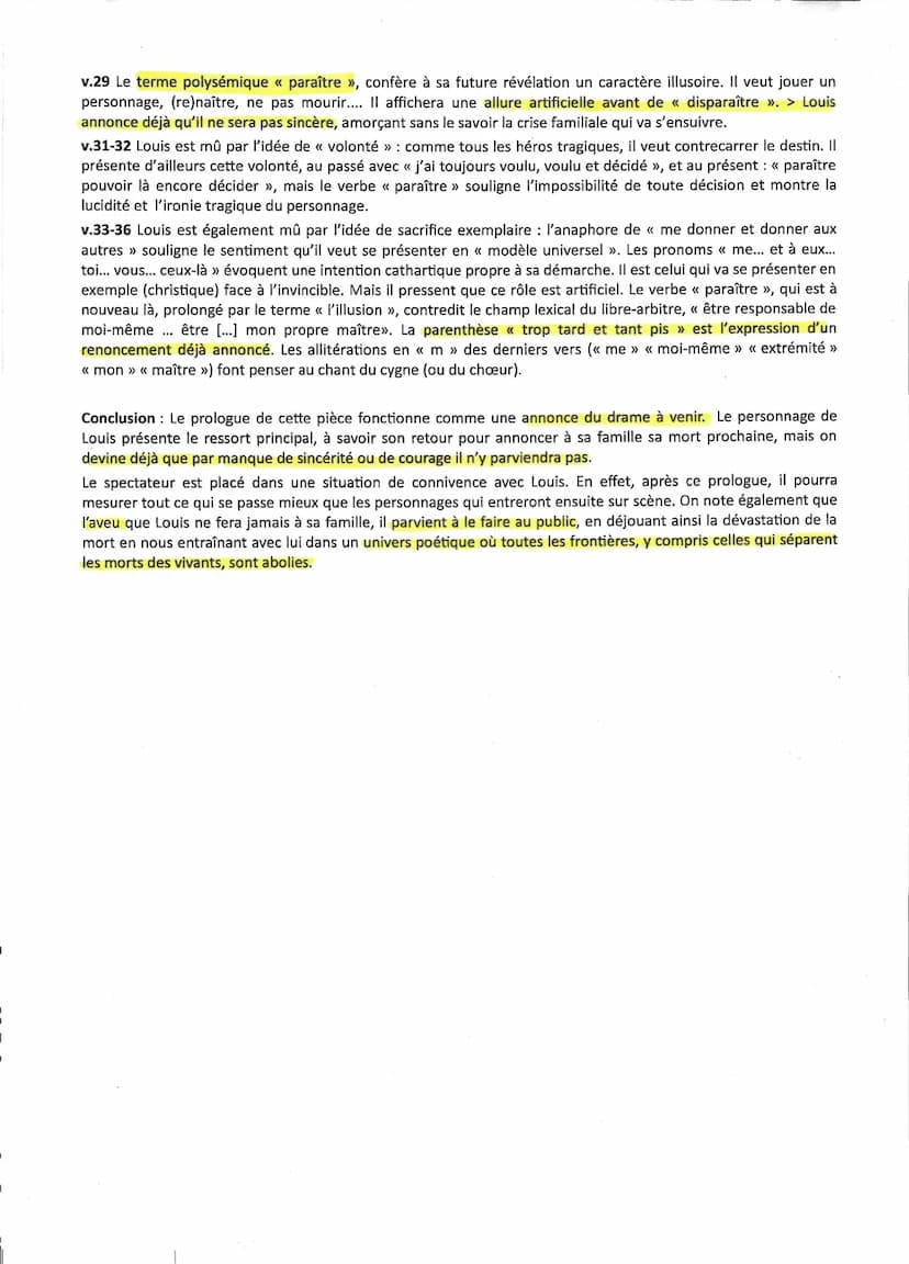 OE 4 Le théâtre du XVIIe siècle au XXIe siècle
Ol : Jean-Luc Lagarce, Juste la fin du monde, 1990
Parcours : Crise personnelle, crise famili