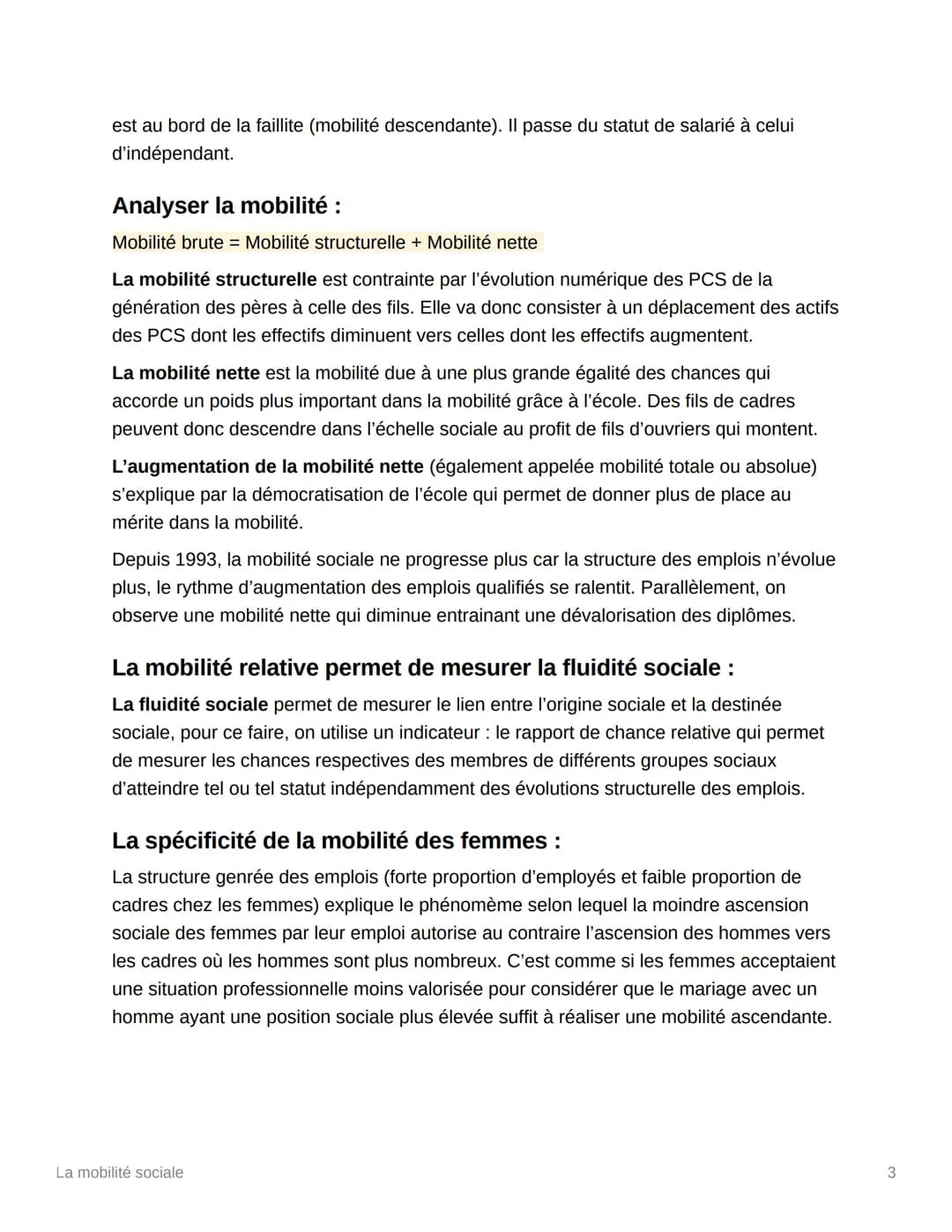 La mobilité sociale
Les formes de mobilité sociale :
Il existe plusieurs type de mobilité sociale :
La mobilité professionnel
La mobilité gé