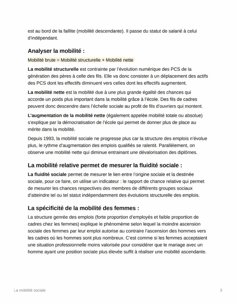 La mobilité sociale
Les formes de mobilité sociale :
Il existe plusieurs type de mobilité sociale :
La mobilité professionnel
La mobilité gé