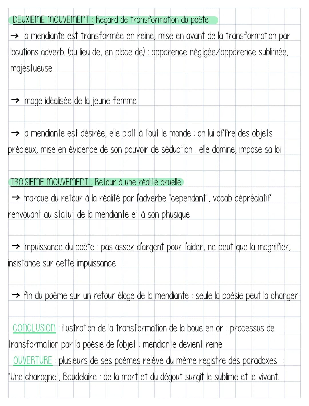 Oral de bac
· poème · À une mendiante rousse .
Introduction
→ AUTEUR : Charles Baudelaire, précurseur de la modernité poétique
→ OEUVRE Les 