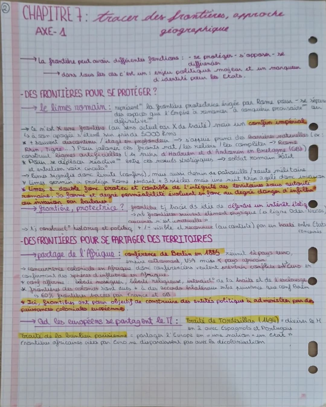 1 THEME 3: etudier les divisions
politiques du monde les
frontieres
•Plusieurs sortes de frontières: géographiques ( climat / milieux)
.
jur