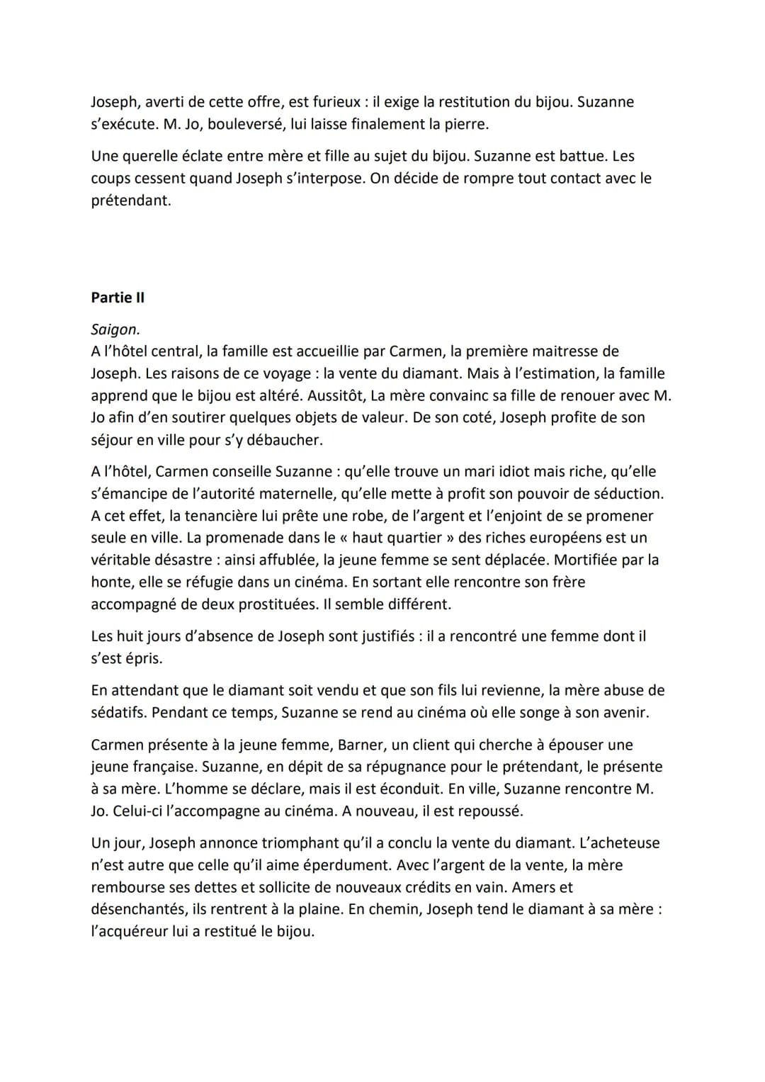 UN BARRAGE CONTRE LE PACIFIQUE
MARGUERITE DURAS
Résumé :
Dans le sud de l'Indochine française, en 1931, une veuve vit avec ses deux enfants,
