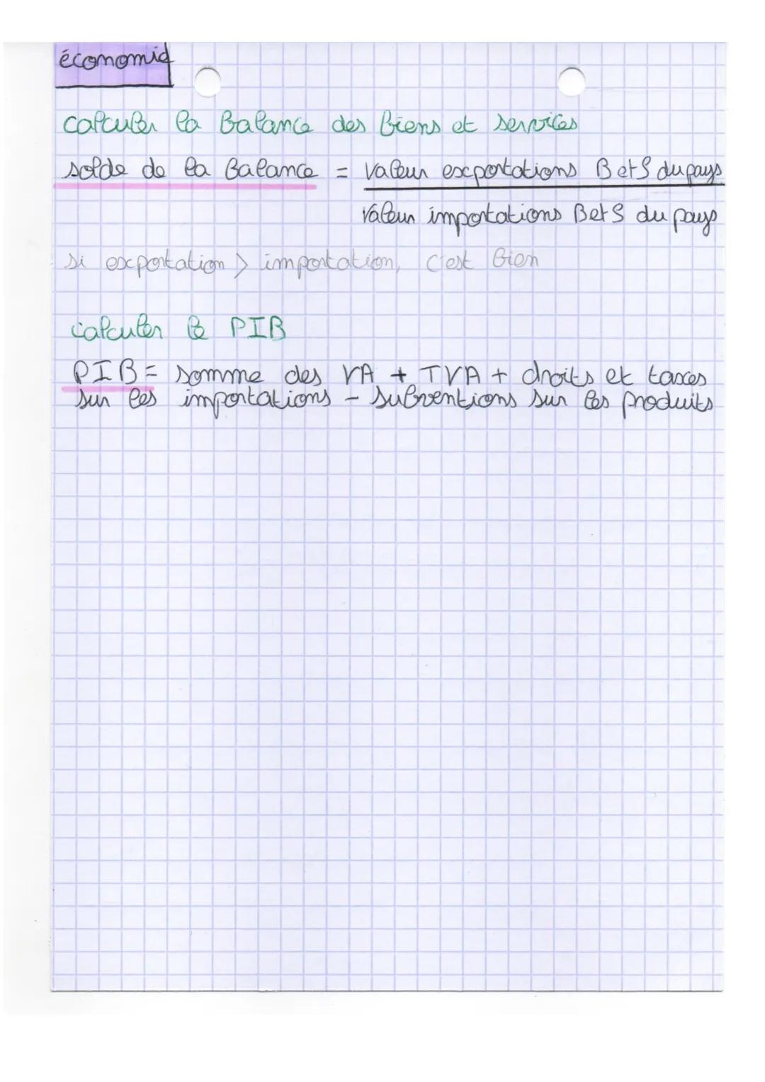 économie
calcul à savoir pour le
BAC
mesurer le tauoc de chômage
Taux de chômage = (chômeurs / population active) xbo
mesurer le toure d' em