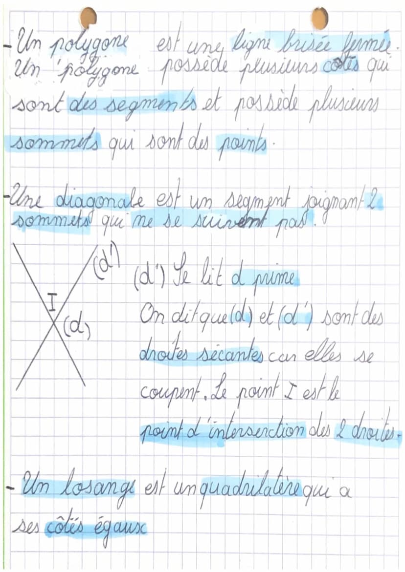 ● Elements de géométrie
- Les droites sont infini
-Om mote (AB),
Le segment I'extremites Bet Com note
M
- La demi-droite d'origine 4 passant