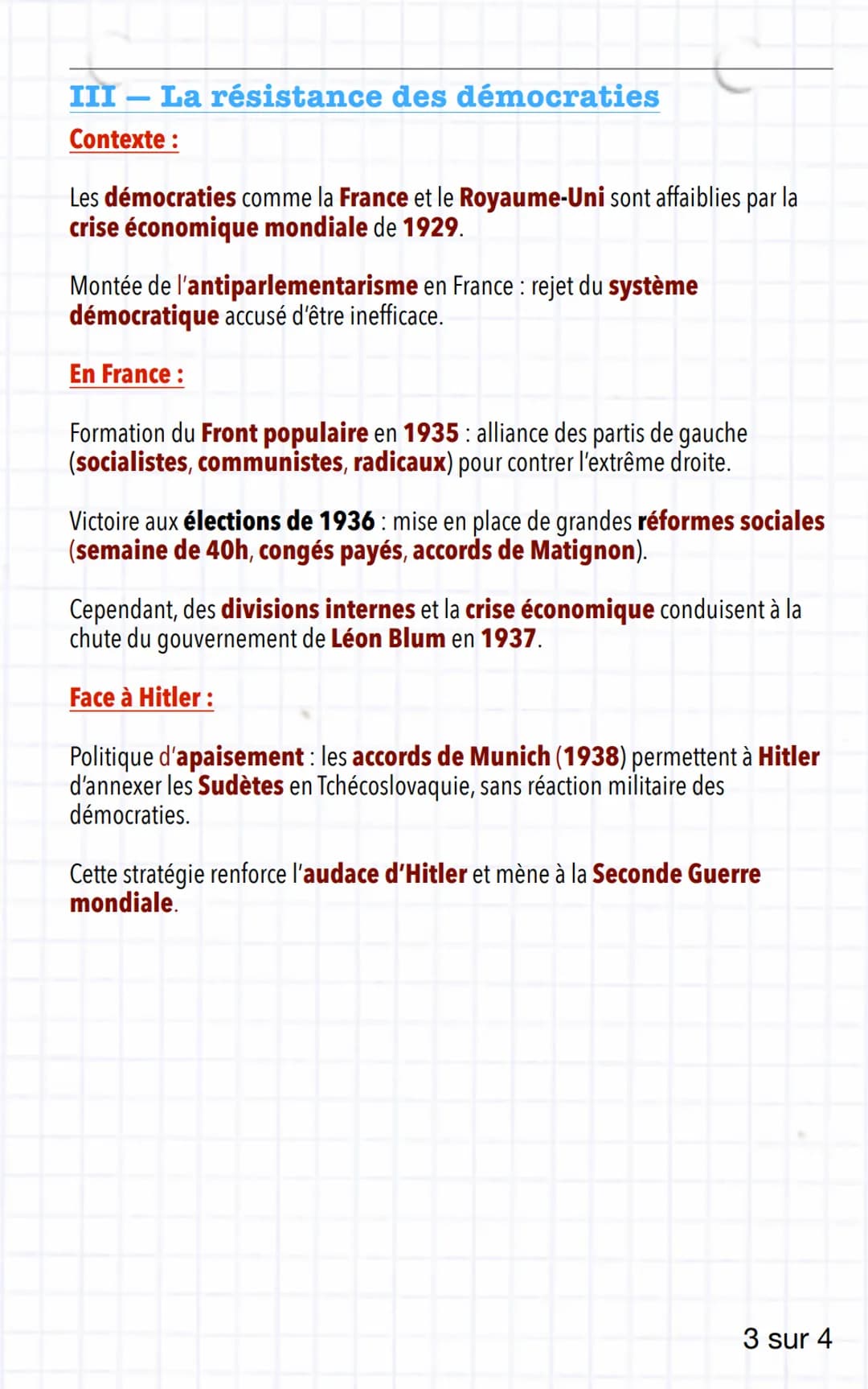 Histoire:
Démocraties fragilisées et expériences
totalitaires dans l'Europe de l'entre-deux-
guerres
Question principale:
Quels régimes poli