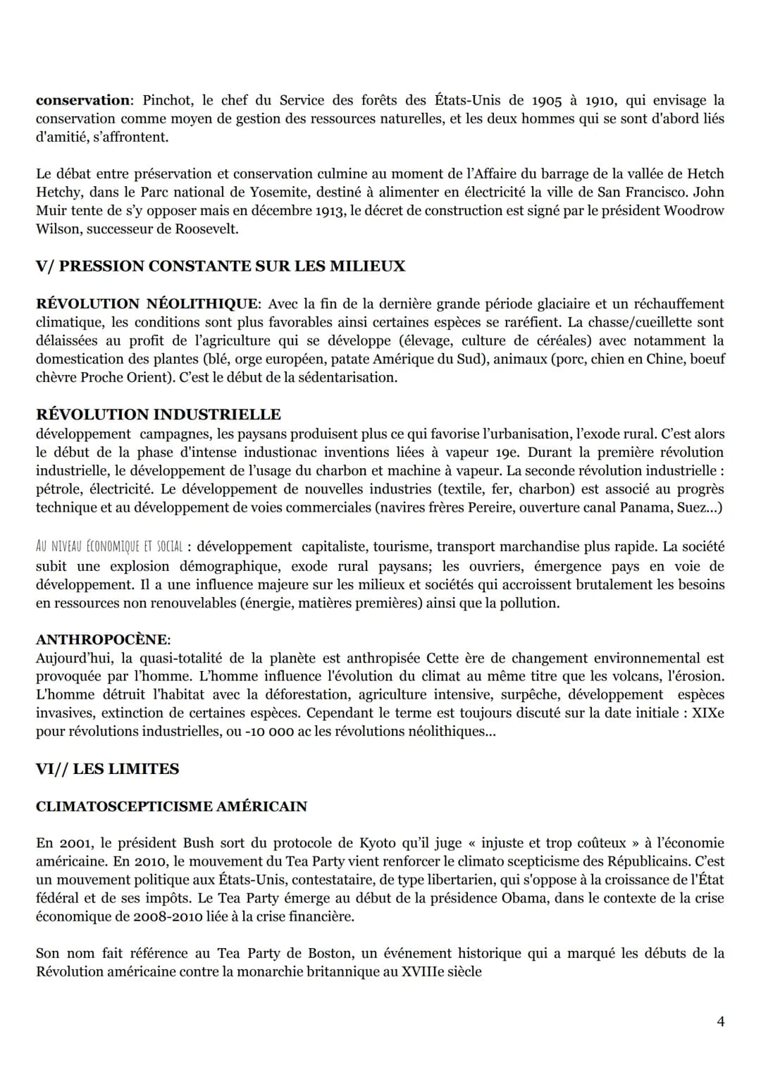 THÈME 4: EXPLOITER, PROTÉGER L'ENVIRONNEMENT FACE AU
CHANGEMENT CLIMATIQUE
environnement: Ensemble des conditions naturelles et culturelles 