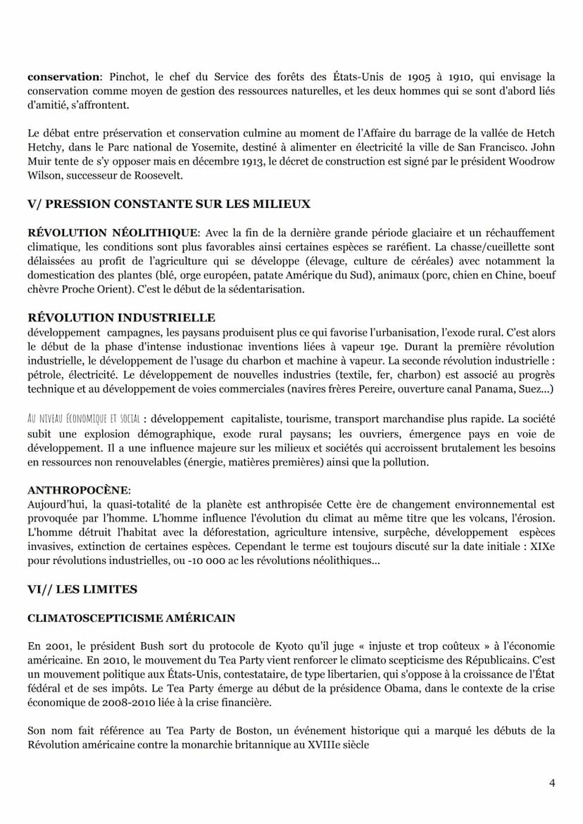 THÈME 4: EXPLOITER, PROTÉGER L'ENVIRONNEMENT FACE AU
CHANGEMENT CLIMATIQUE
environnement: Ensemble des conditions naturelles et culturelles 