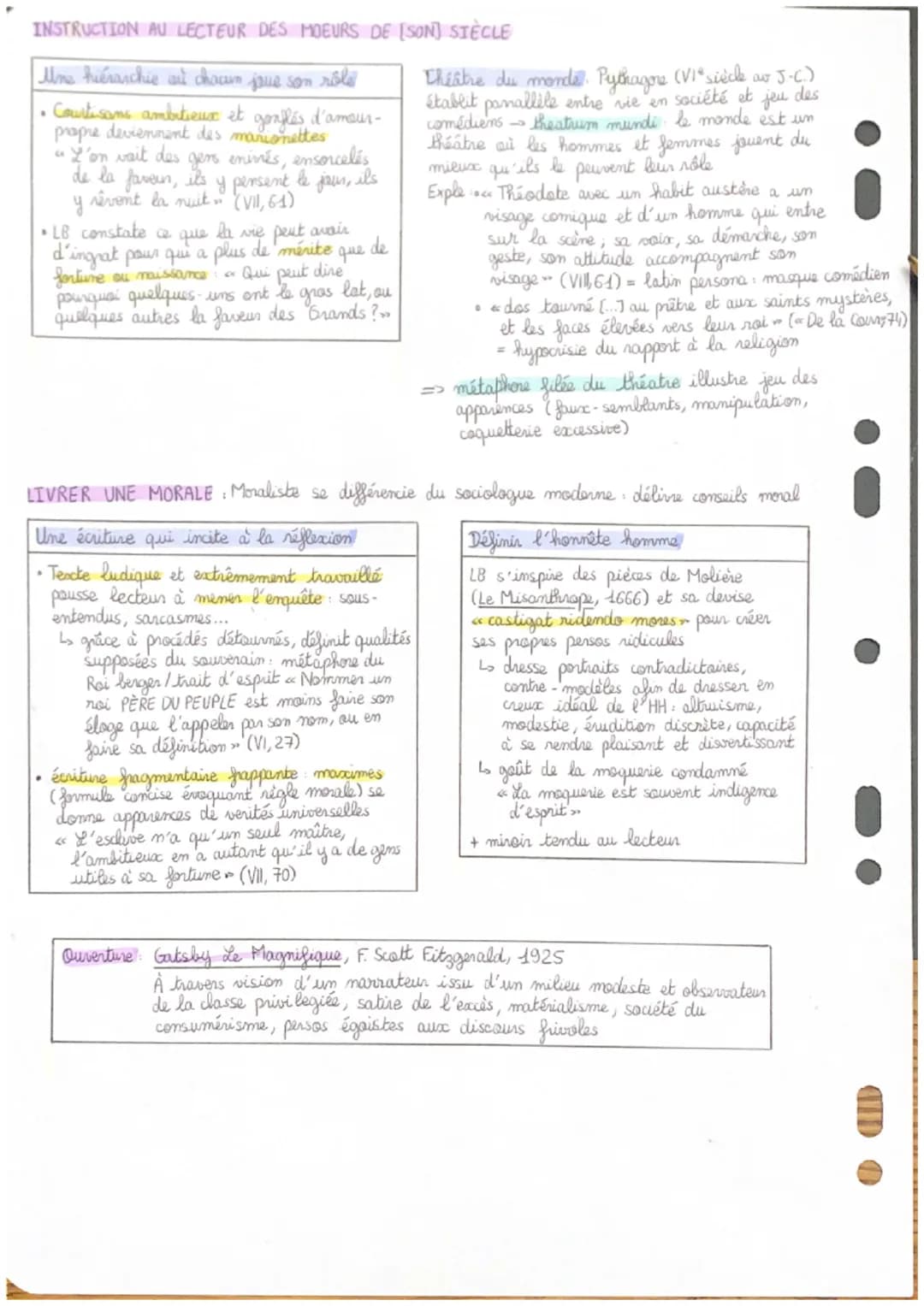 Les Caractères
PARCOURS: La Comédie sociale
.
ère
1 édition
publiée en 1688
↳ William Shakespeare dans le Marchand. Je tiens ce monde pour c
