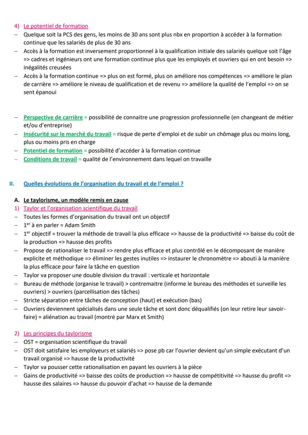 Quelles mutations du travail et de l'emploi ?
I. Travail, emploi, activité : de quoi parle-t-on ?
A. Du travail à l'emploi, des distinctions