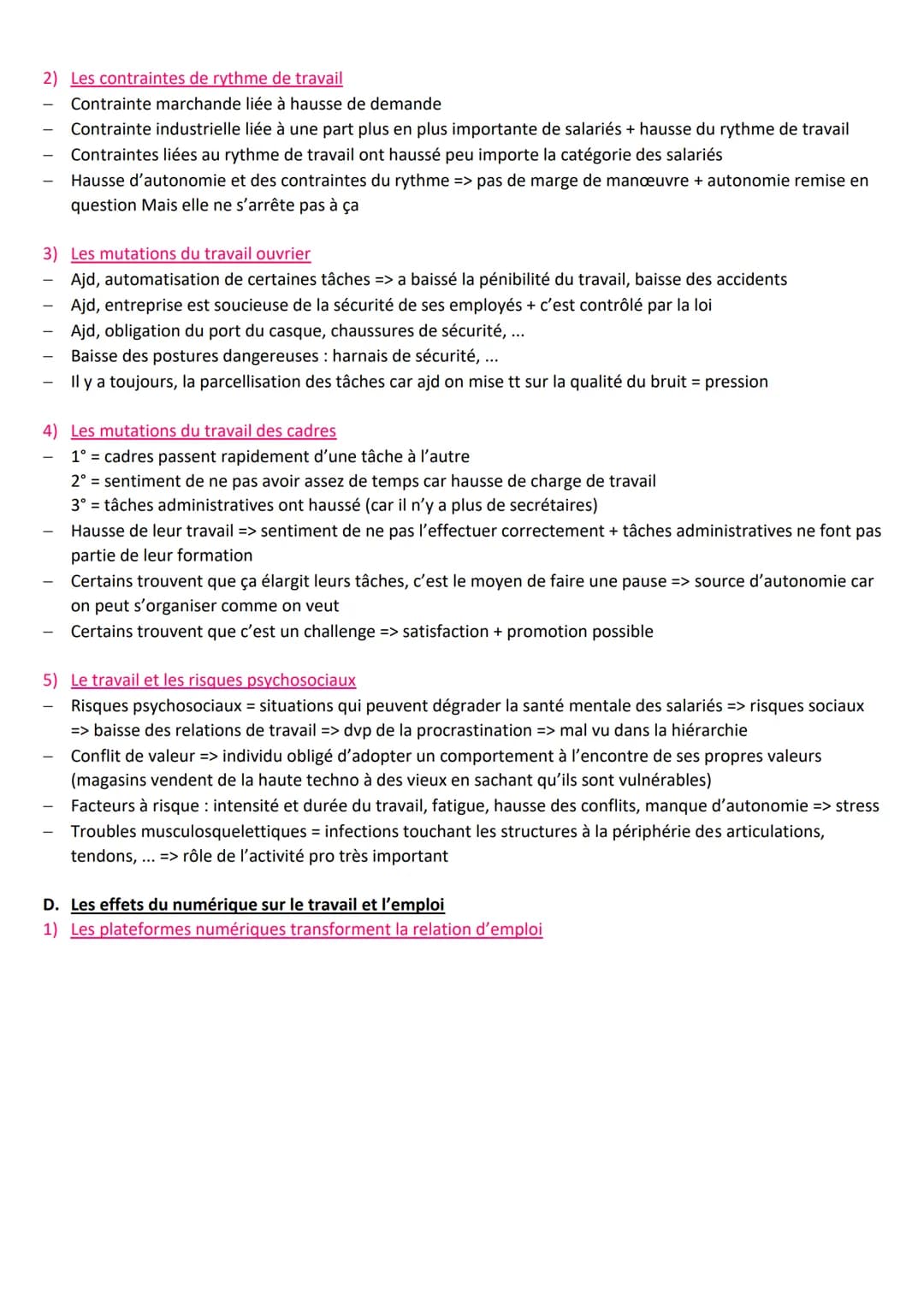 Quelles mutations du travail et de l'emploi ?
I. Travail, emploi, activité : de quoi parle-t-on ?
A. Du travail à l'emploi, des distinctions