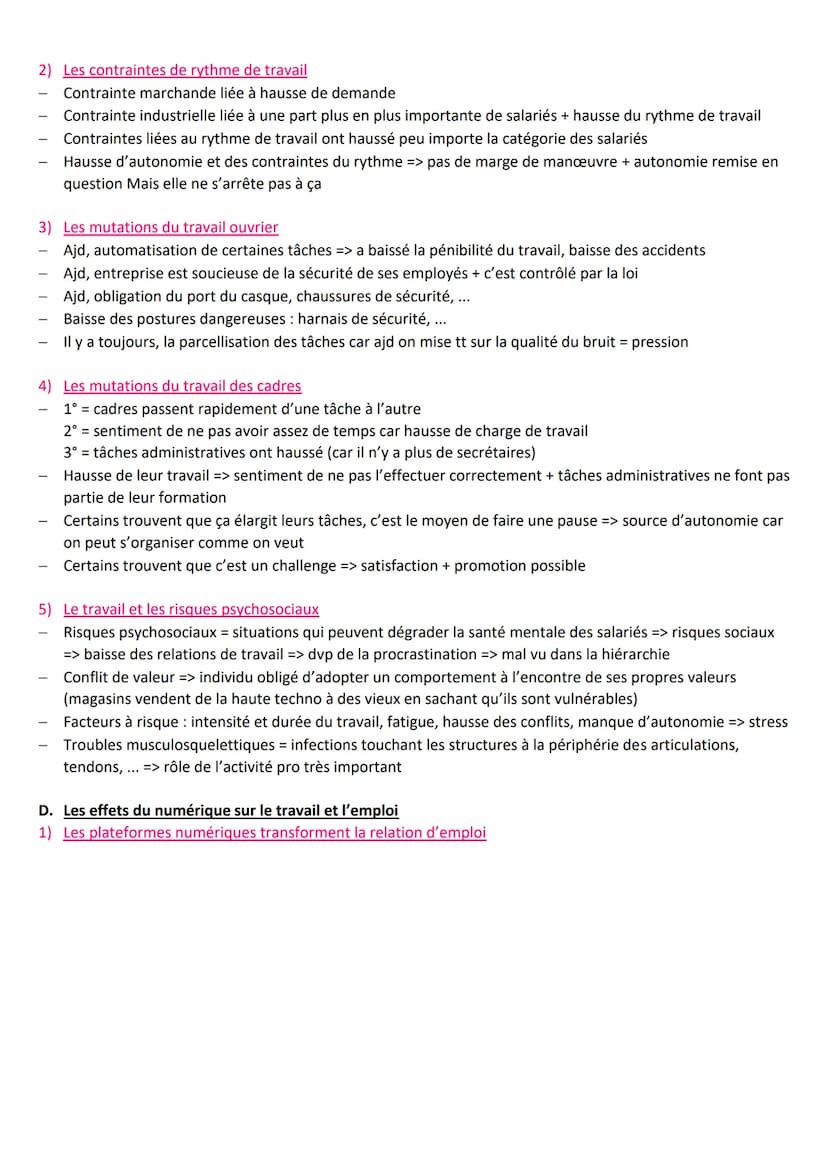Quelles mutations du travail et de l'emploi ?
I. Travail, emploi, activité : de quoi parle-t-on ?
A. Du travail à l'emploi, des distinctions