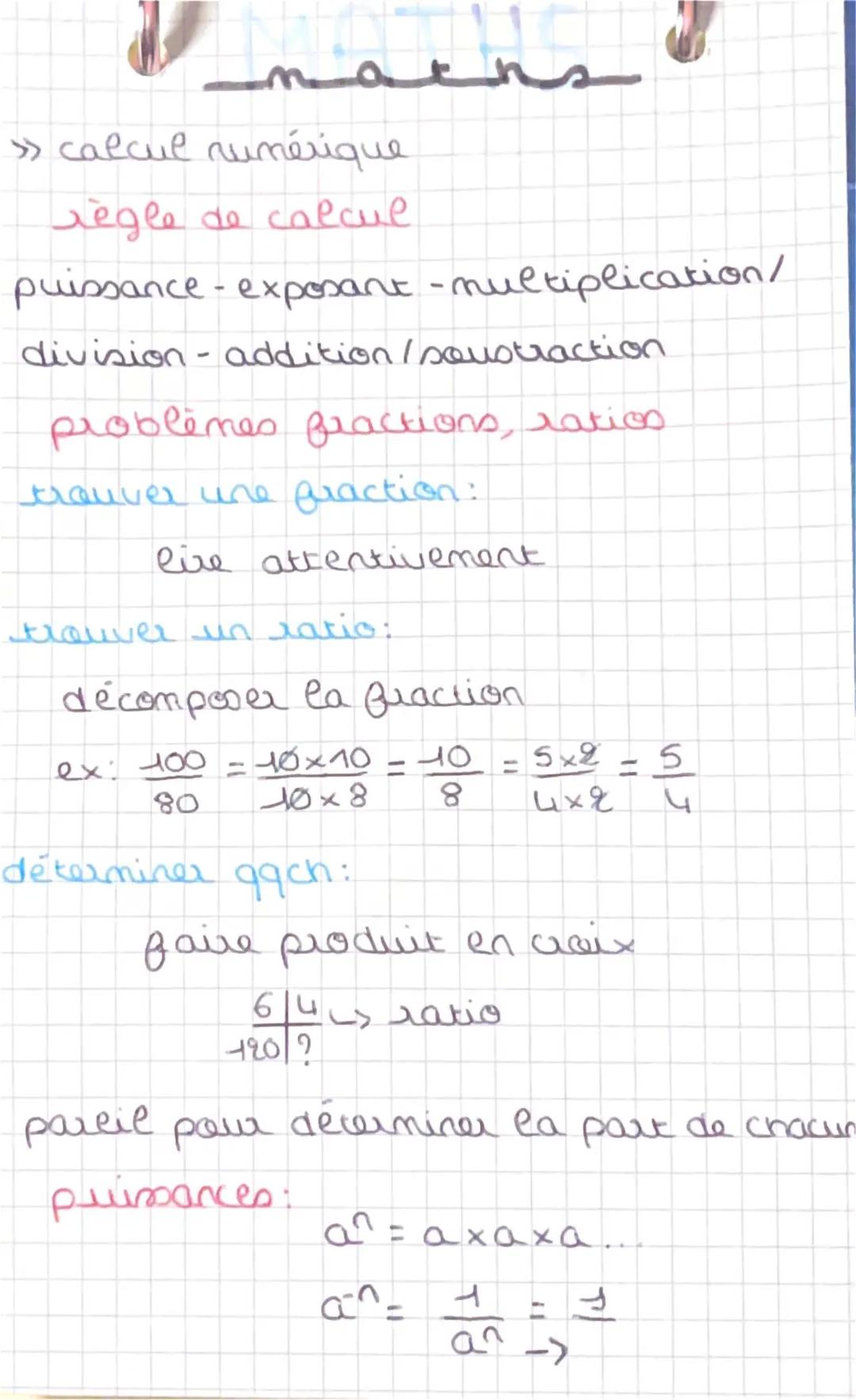 calcul numérique 
