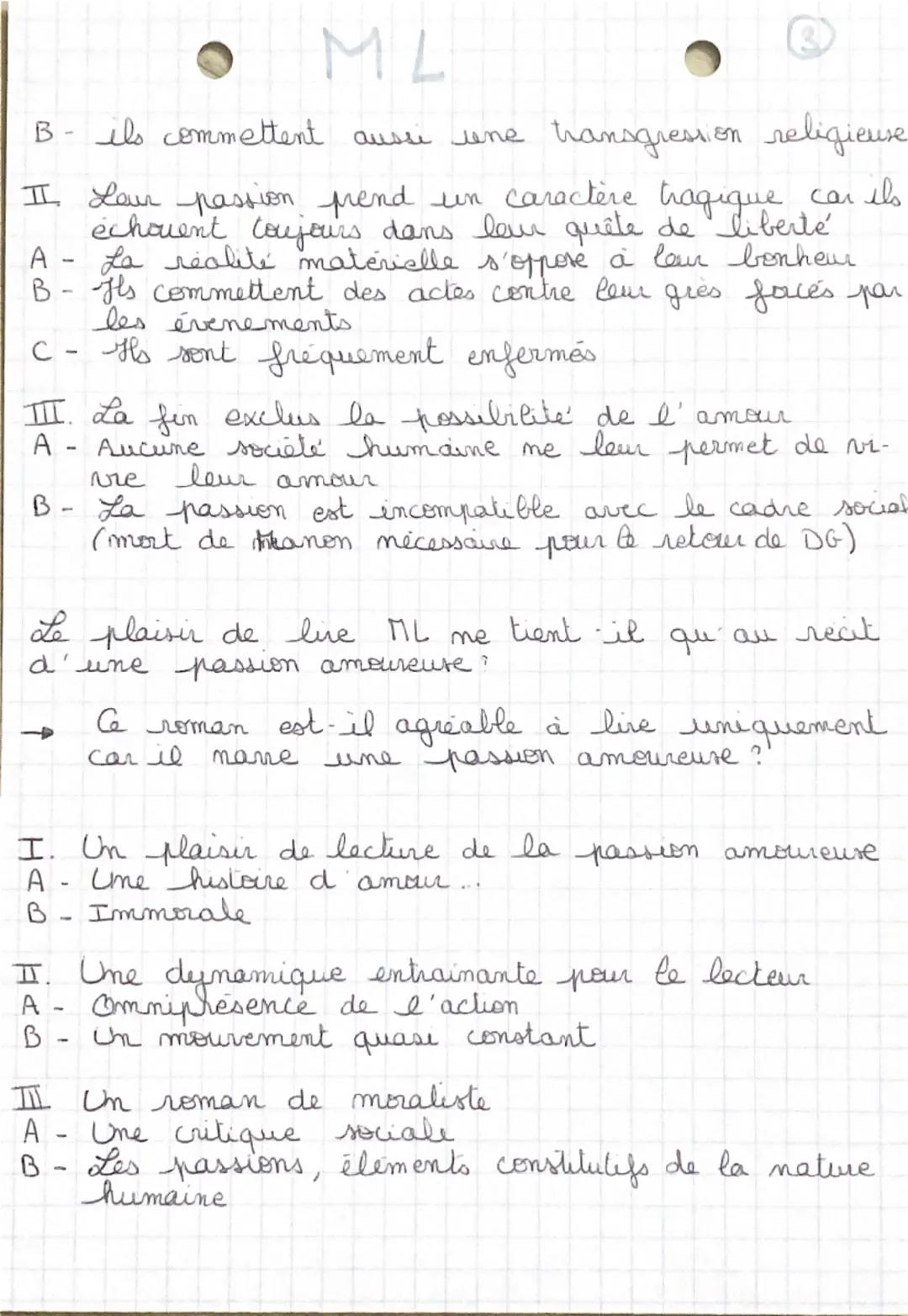 Manon Lescaut de L'Abbé Prévost
l'œuvre
Titre: Manon Lescaut
Date: 1731
Mouvement : Lumières
(classicisme)
Parcours: Personnages
en marge, p