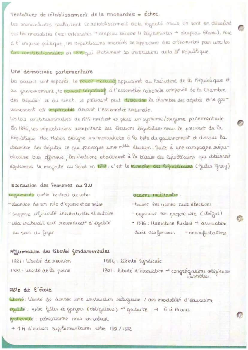 LA MISE EN OEUVRE DU
PROJET RÉPUBLICAIN
Le 2 septembre 1870, c'armée française est battue à Sedan: Napoléon III capitule et
part en exil. Le