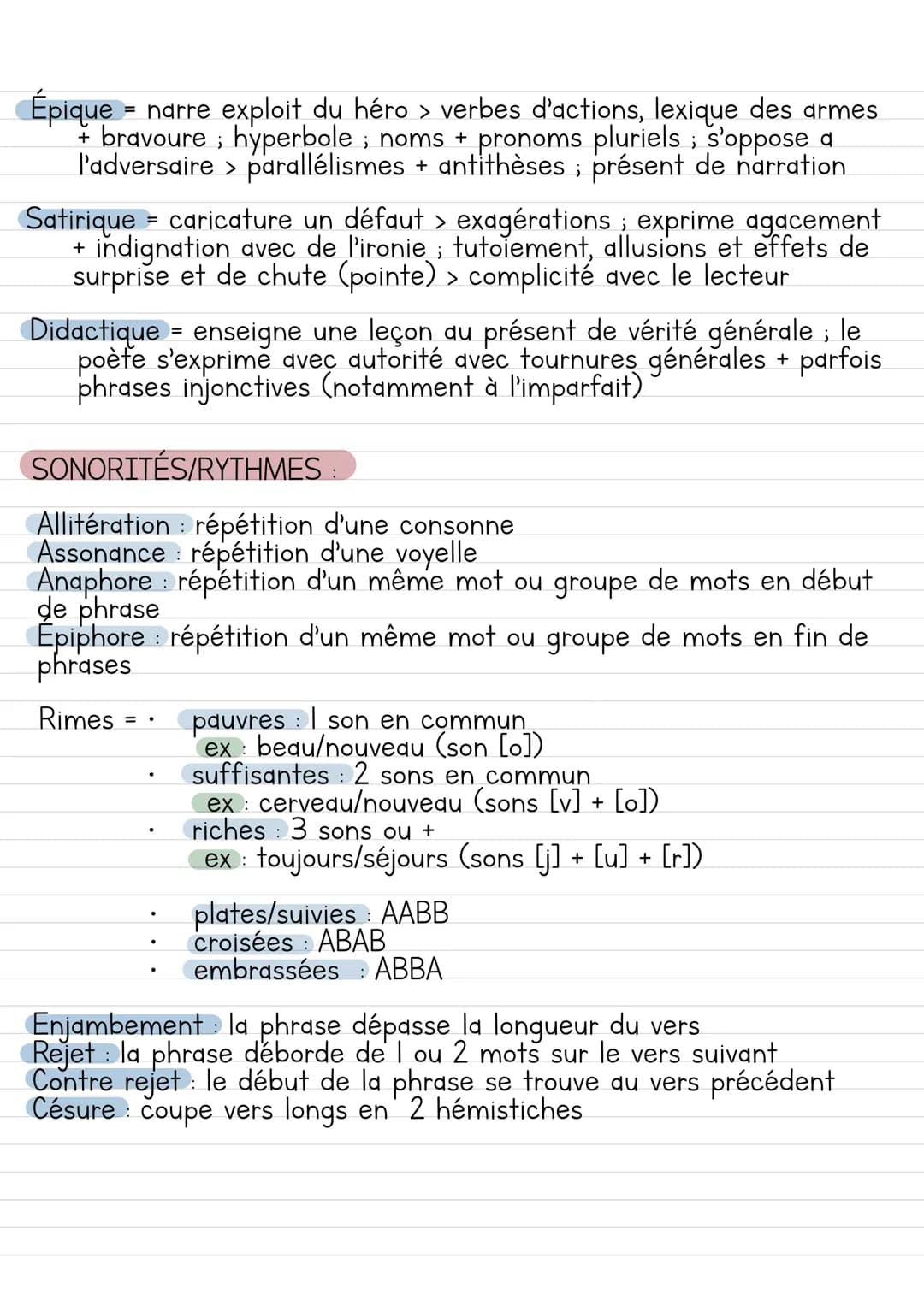 français
Poésie
Définitions
:
-La Poésie est un genre littéraire qui utilise la beauté des mots et
des images pour exprimer des émotions, de
