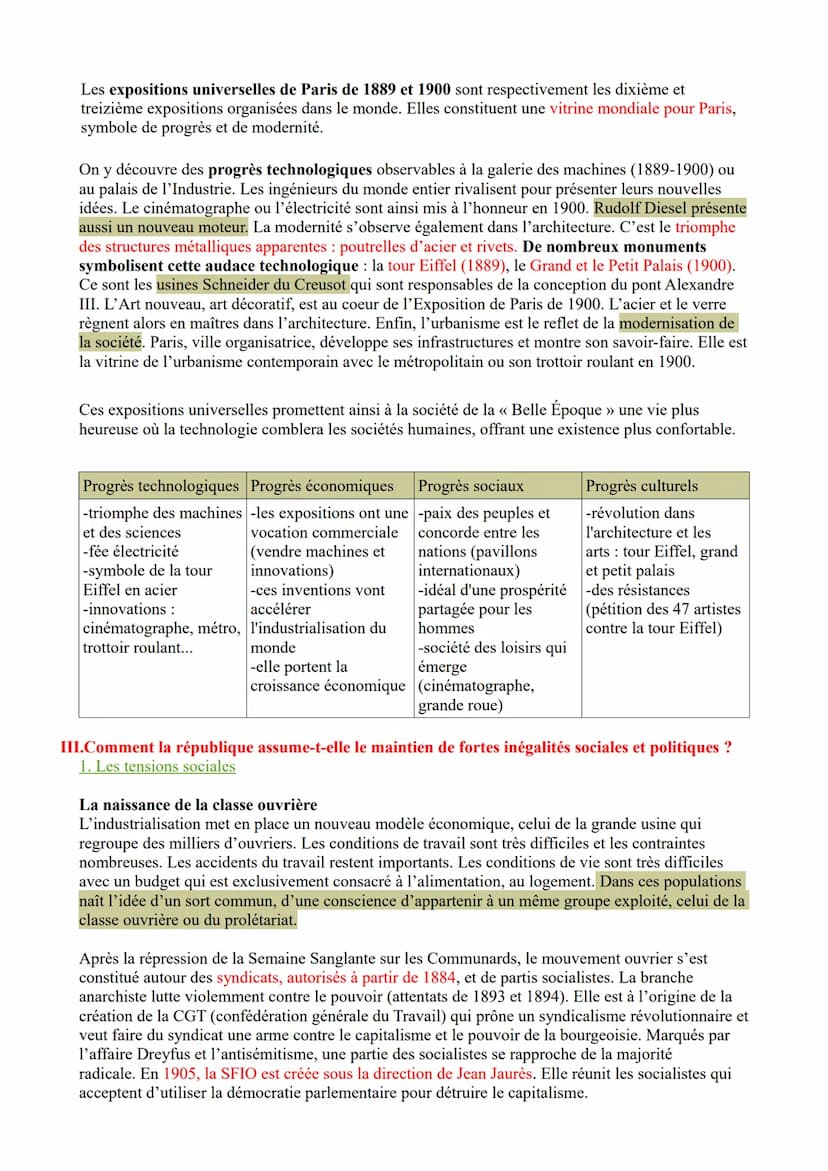 T3: La troisième république avant 1914: un régime politique, un empire colonial
Chapitre 2 : permanences et mutations de la société français
