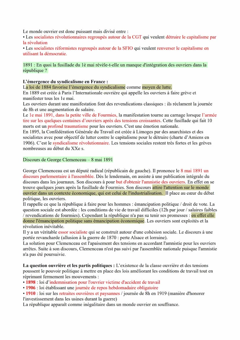 T3: La troisième république avant 1914: un régime politique, un empire colonial
Chapitre 2 : permanences et mutations de la société français