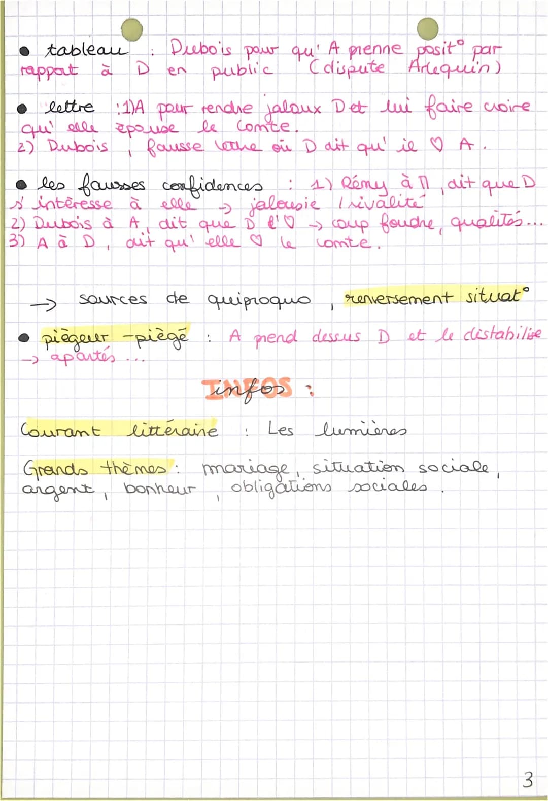 les fausses
confidences
Parcours : Théâtre et stratagème
ereler ses
sont soumis à des
Epreures ( manipulation...), se décourrent à eux-mêmes