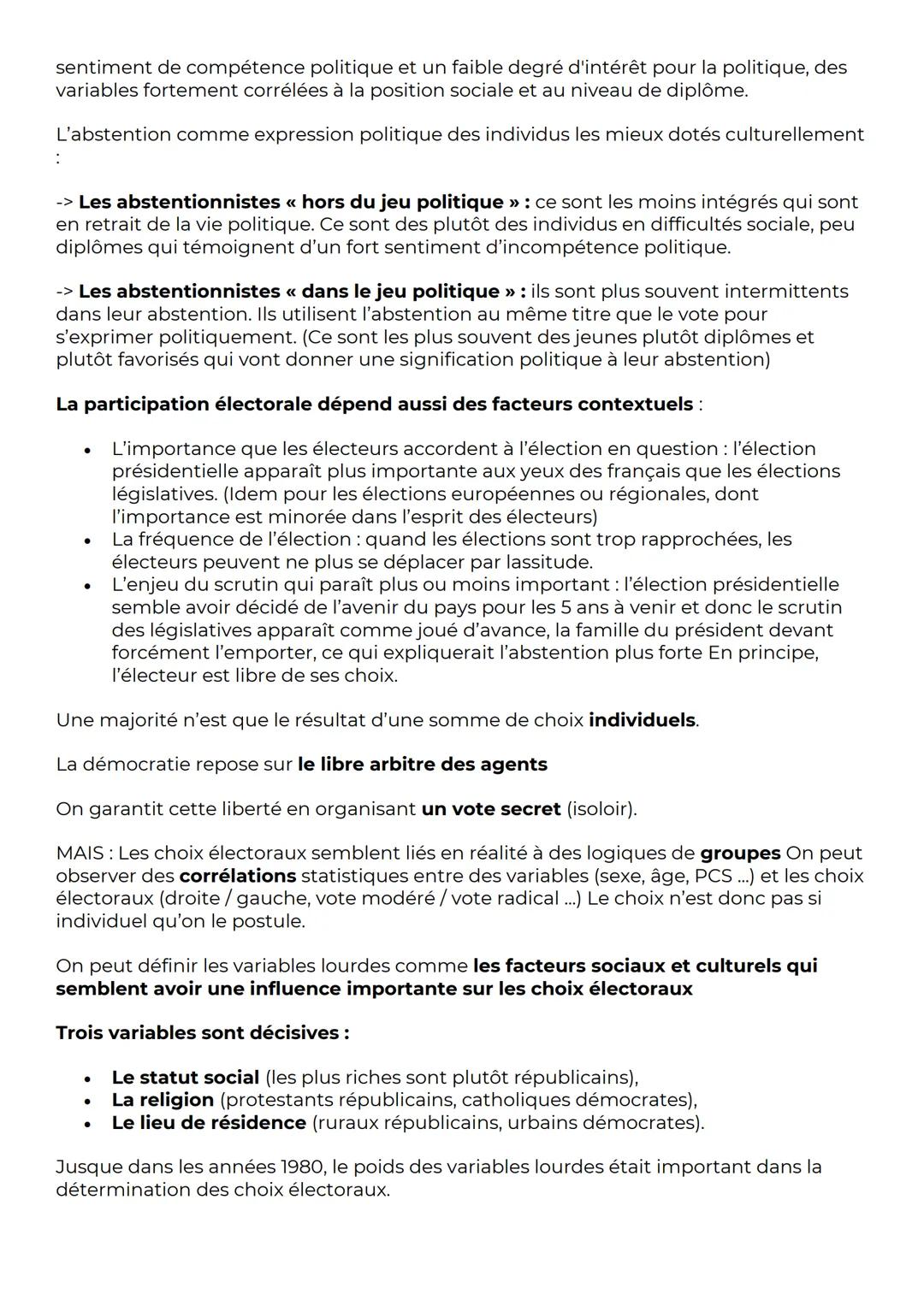 Voter: une affaire individuelle ou collective ?
Qui peut voter en France?
-> tous les français, majeurs, inscrit sur les listes électorales
